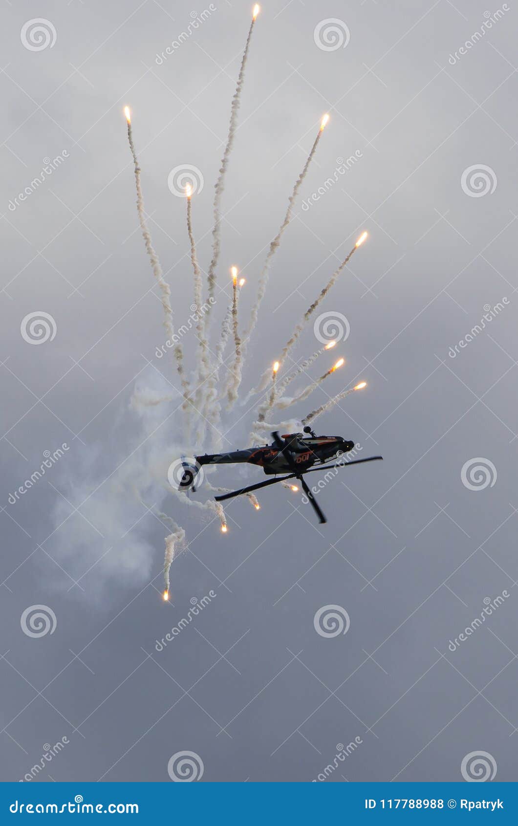 Air Show Radom Helicopter Apache Editorial Stock Photo Image of