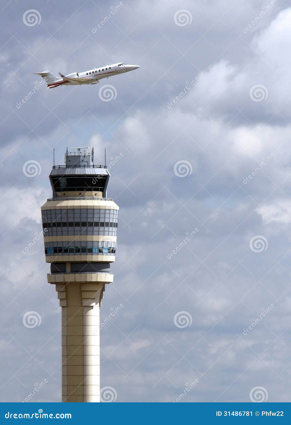 Airport Contol Tower, Atlanta Hartsfield Stock Image Image of luxury