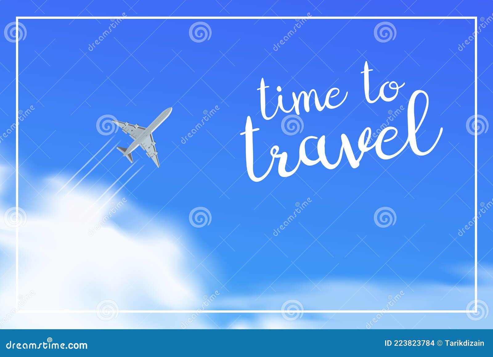 air travel banner background