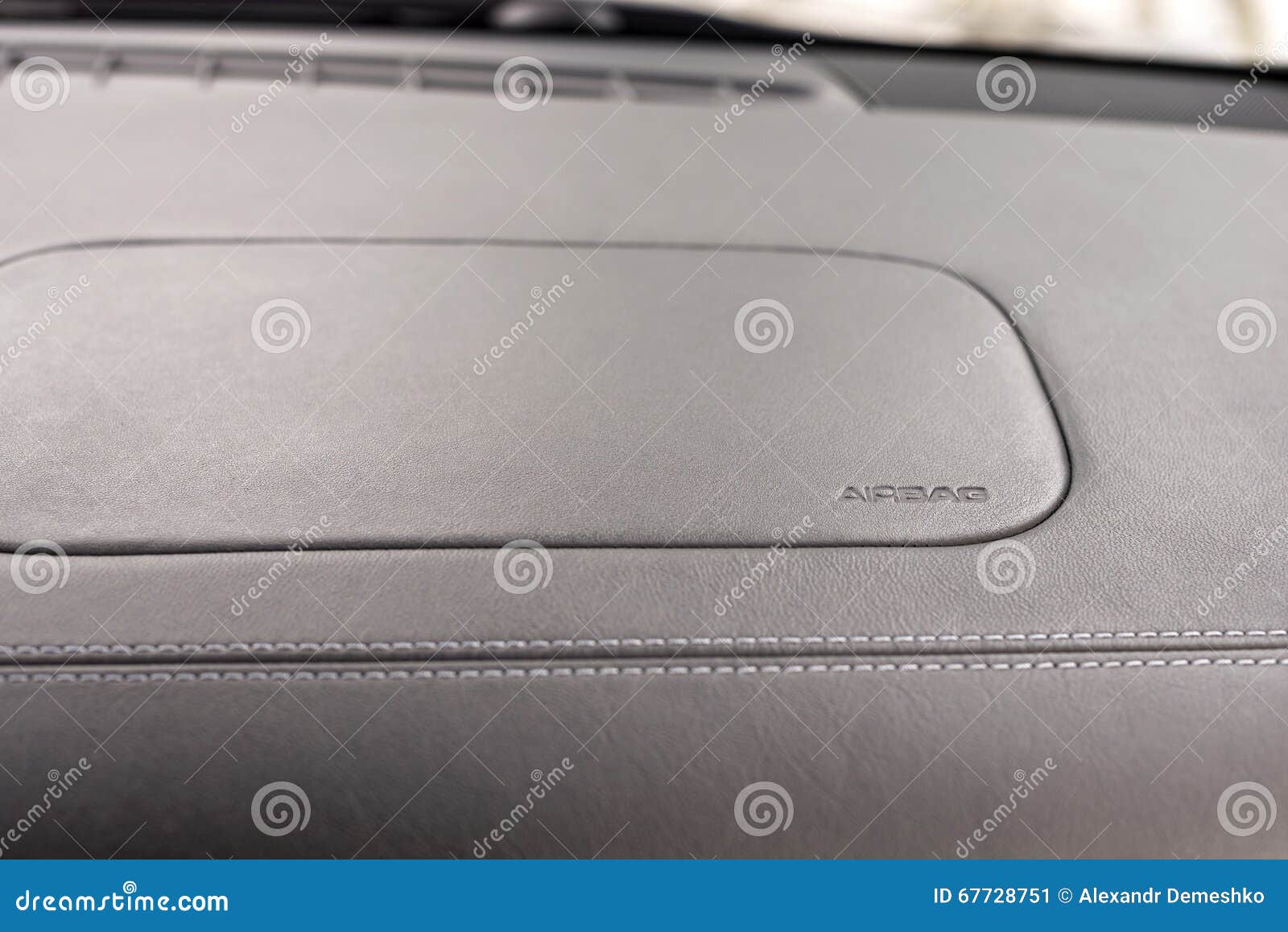 Airbag Sign on Car Dashboard. Stock Image Image of injury, prevention