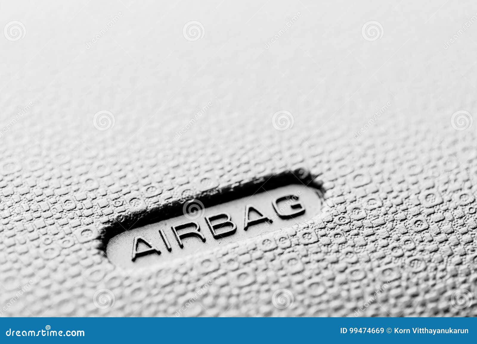 Airbag sign in modern car stock image. Image of interior 99474669
