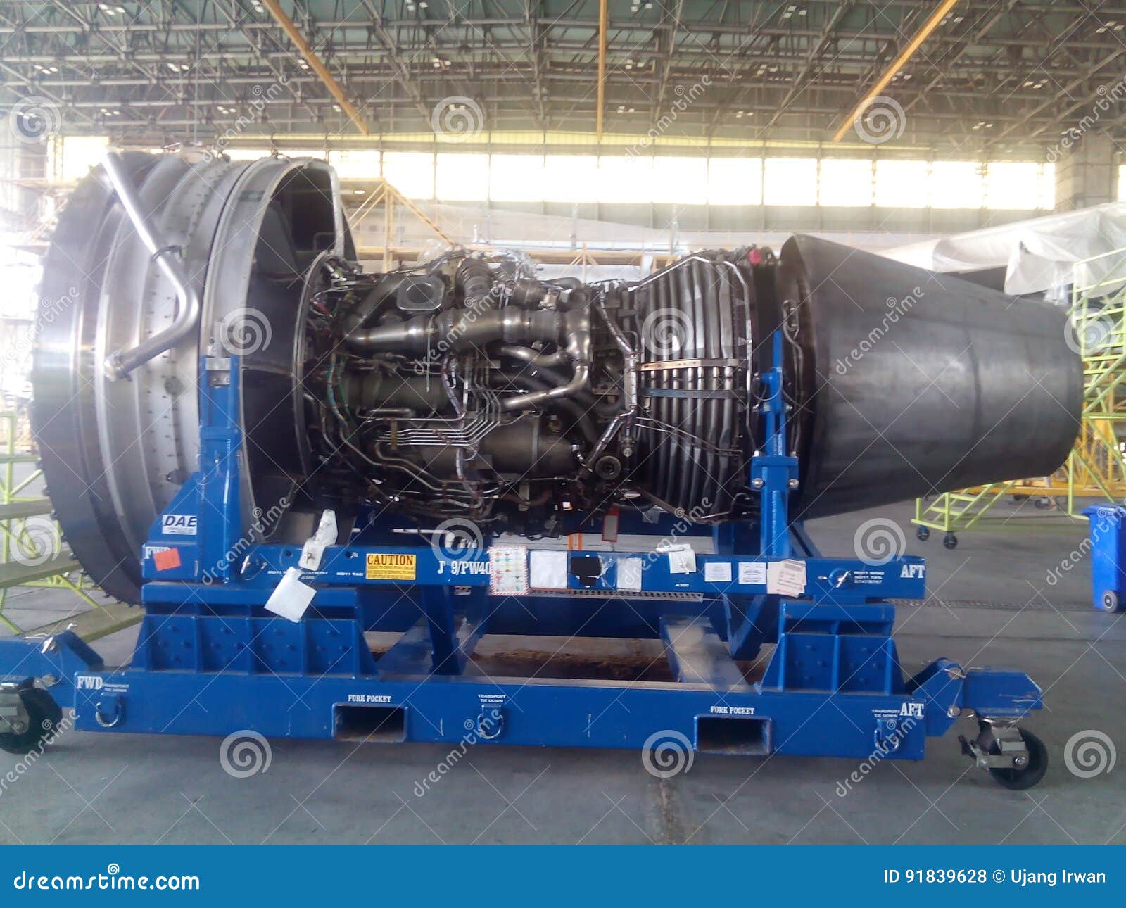 Aircraft Engine. Ukrainianmade MC500 Aircraft Engine At The