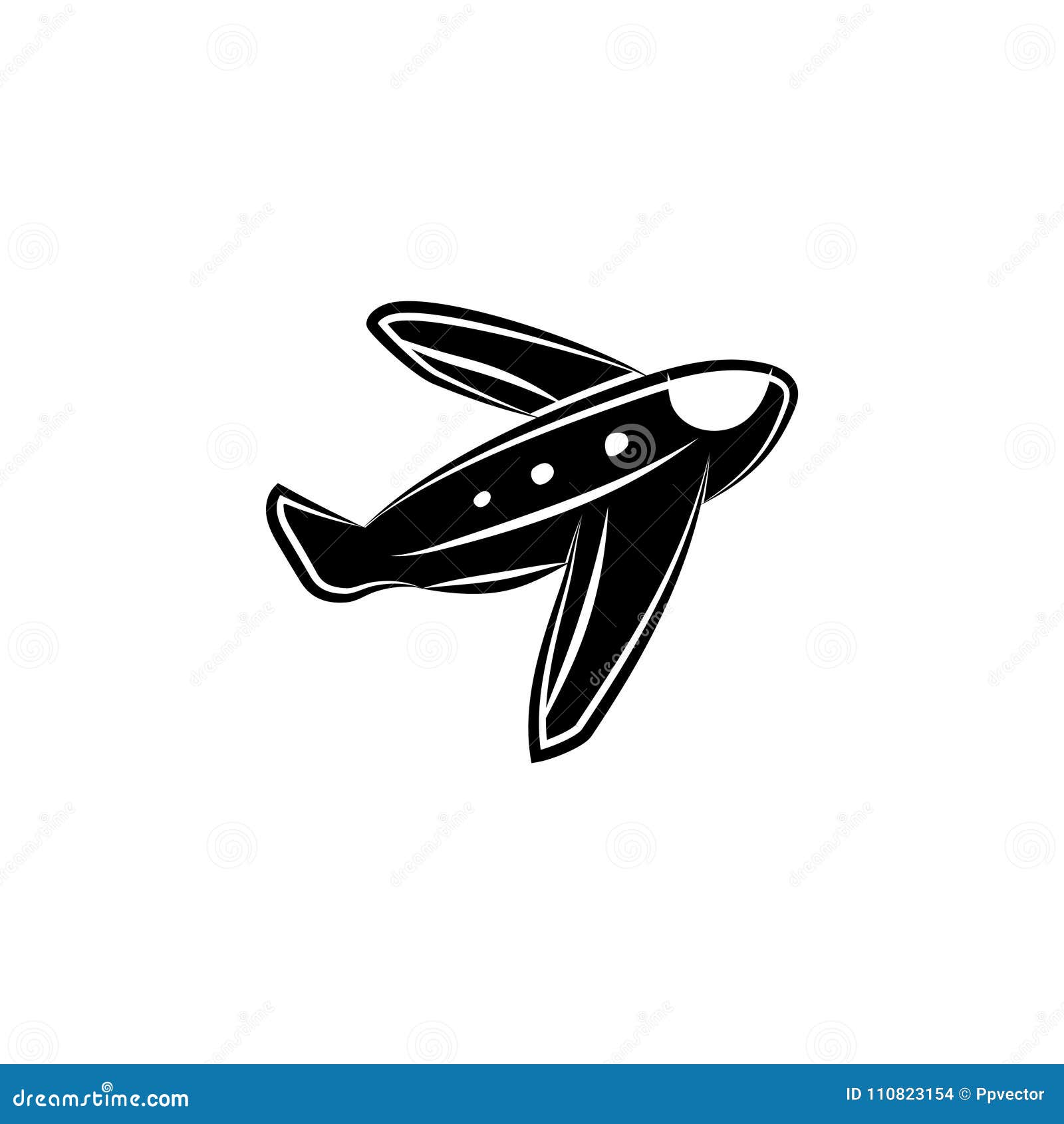 Aircraft icon symbol sign stock illustration. Illustration of modern ...