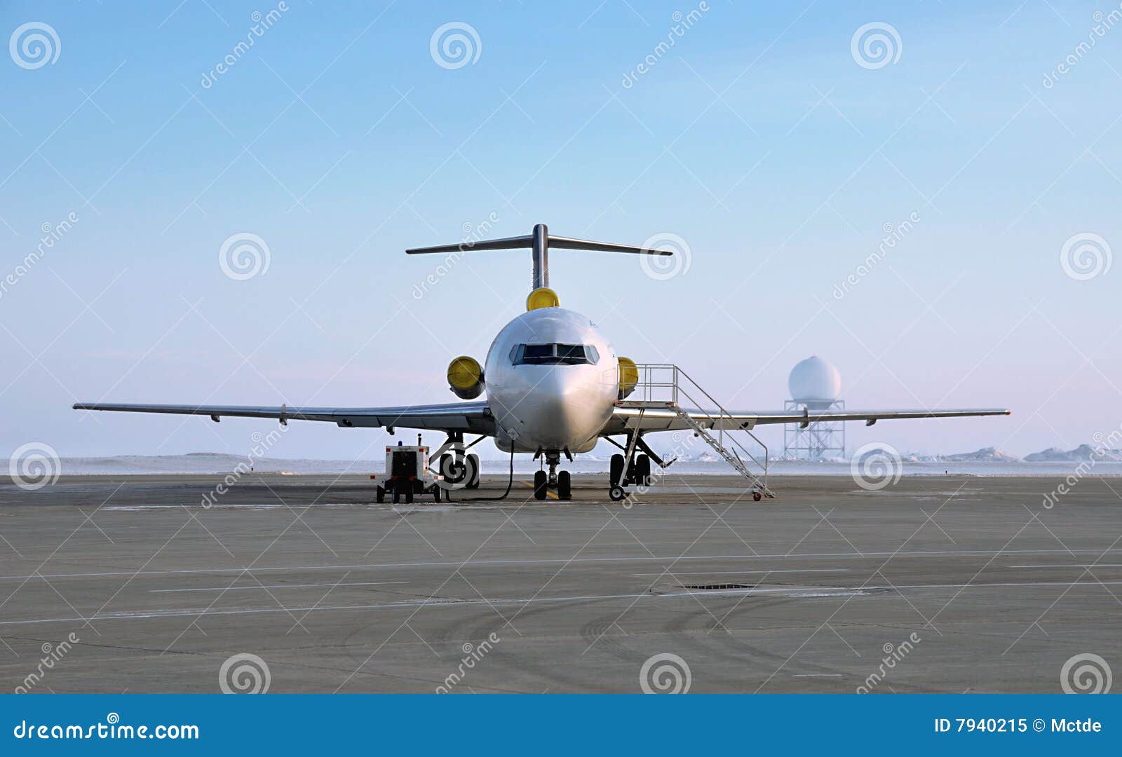 aircraft on the tarmac