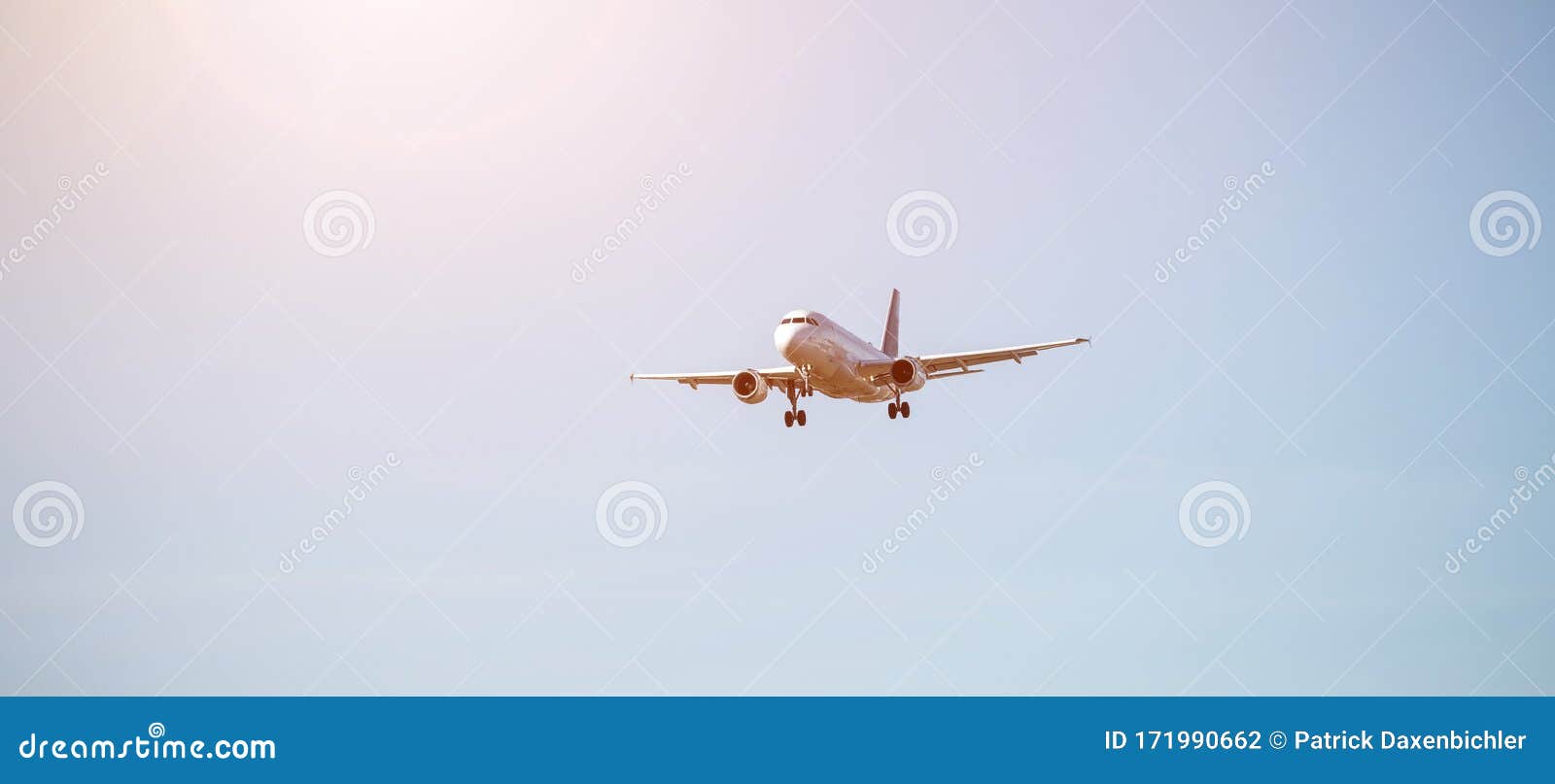 airplane arrival at the airport. travel by air, transportation