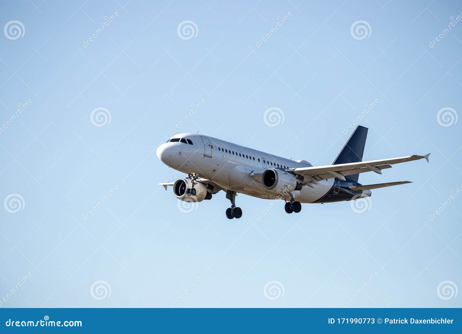 airplane arrival at the airport. travel by air, transportation