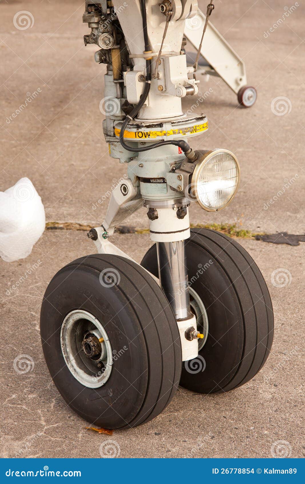 Aircraft wheel stock photo. Image of landing, brake, runway 26778854