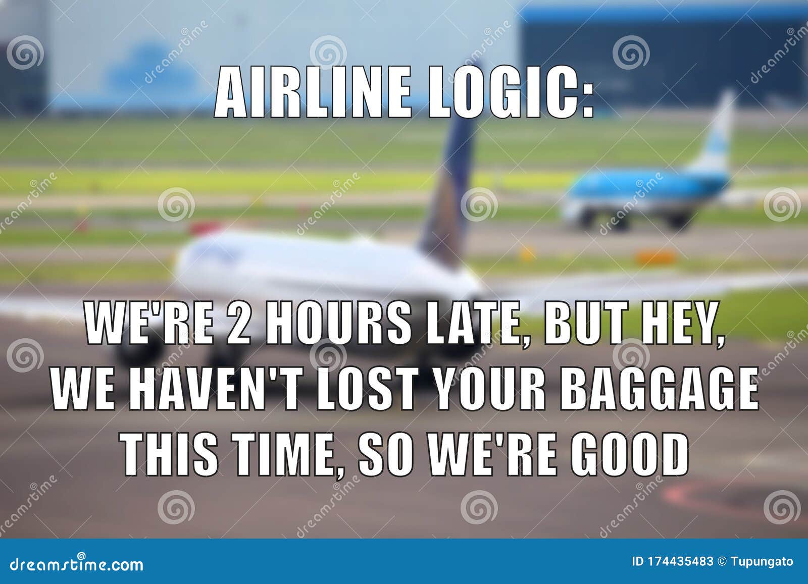 Airline Lost Baggage and Delays Stock Image - Image of meme, humor ...