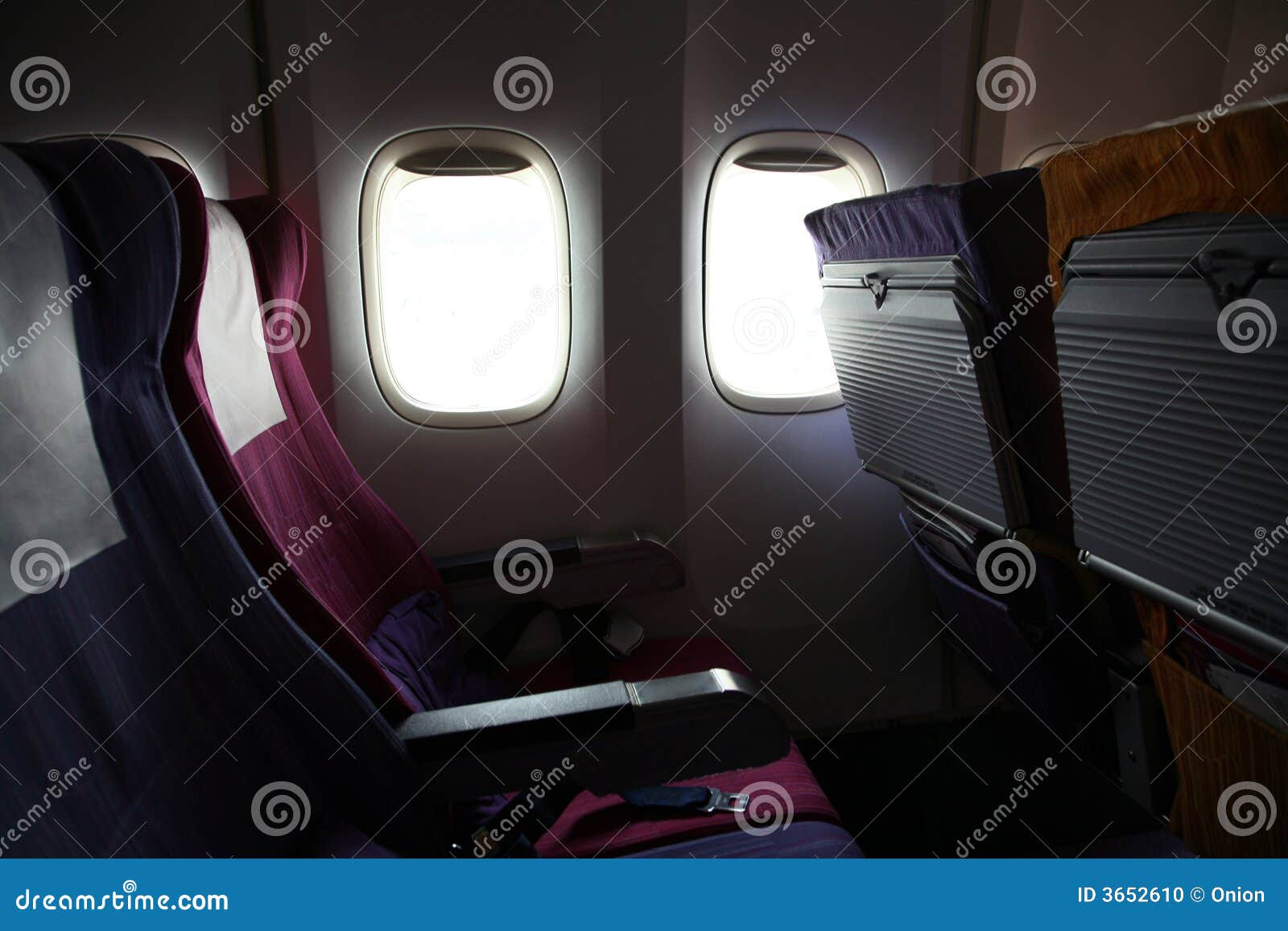 Airline seats stock photo. Image of seat, armrest, connection 3652610