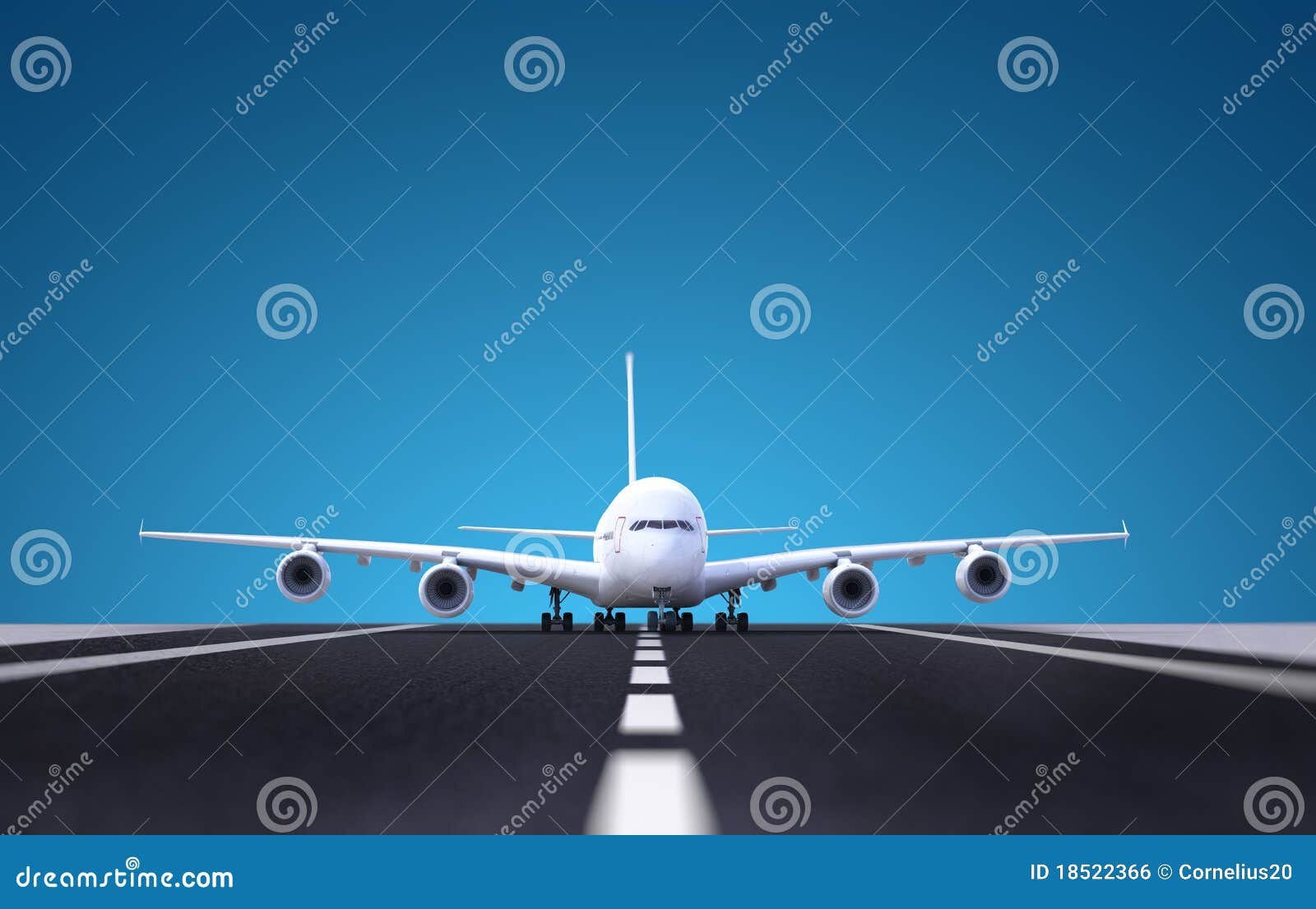 Airplain stock illustration. Illustration of airport - 18522366