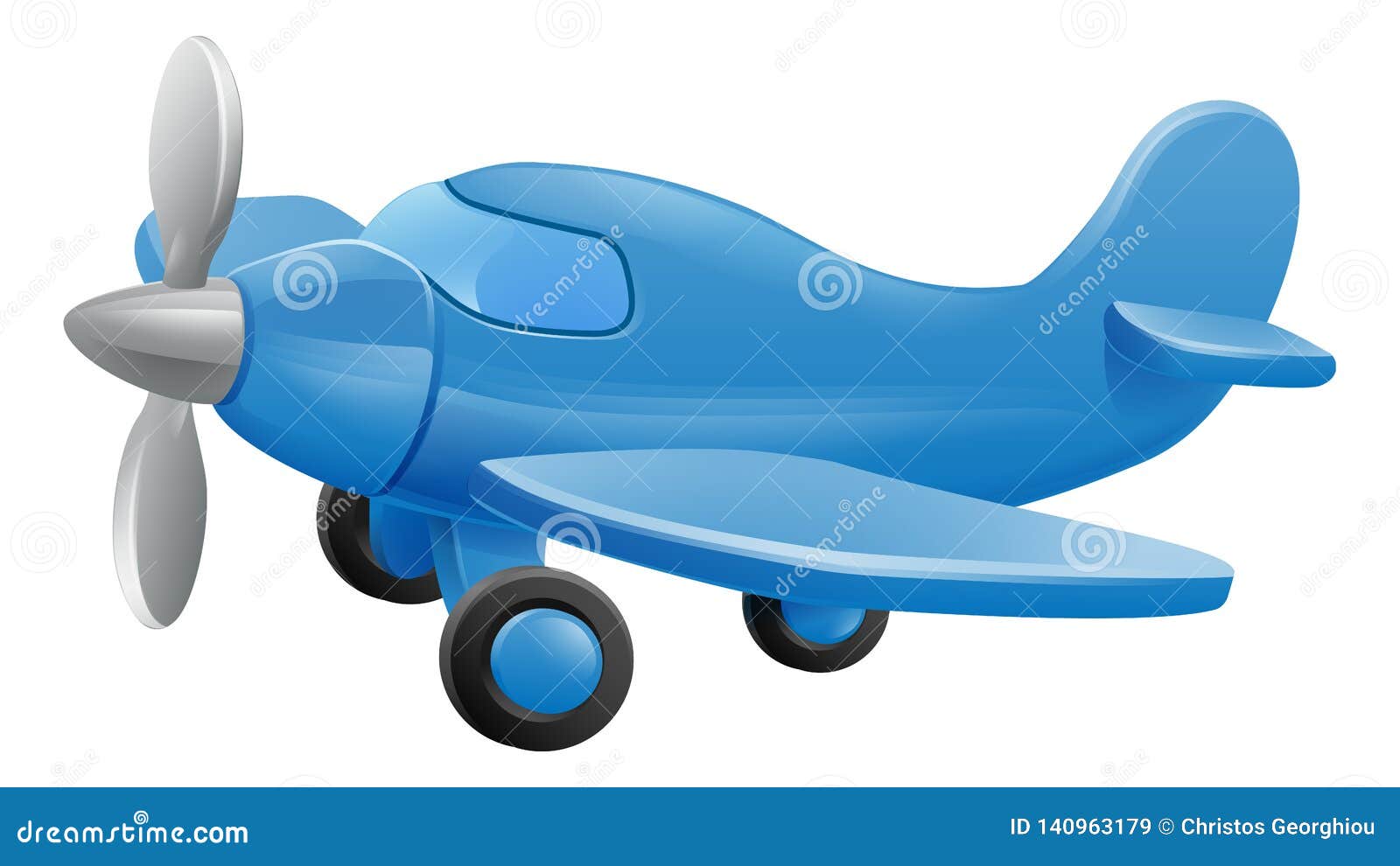 Cute Airplane Cartoon stock vector. Illustration of cartoons - 140963179