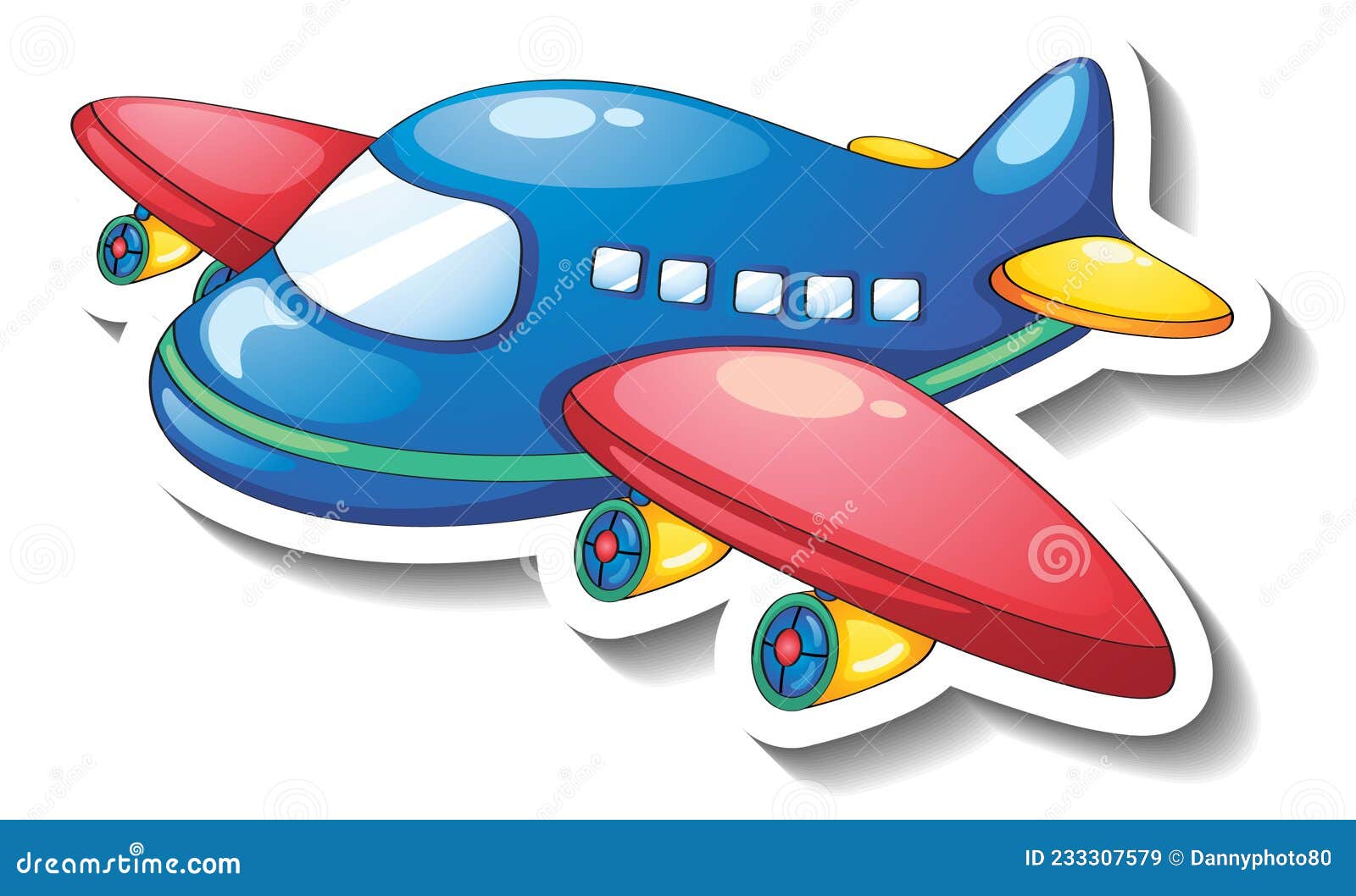 Airplane Cartoon Sticker on White Background Stock Vector - Illustration of pendant, eps10: 233307579 Airplane Cartoon Sticker on White Background Stock Vector - Illustration of pendant, eps10: 233307579
