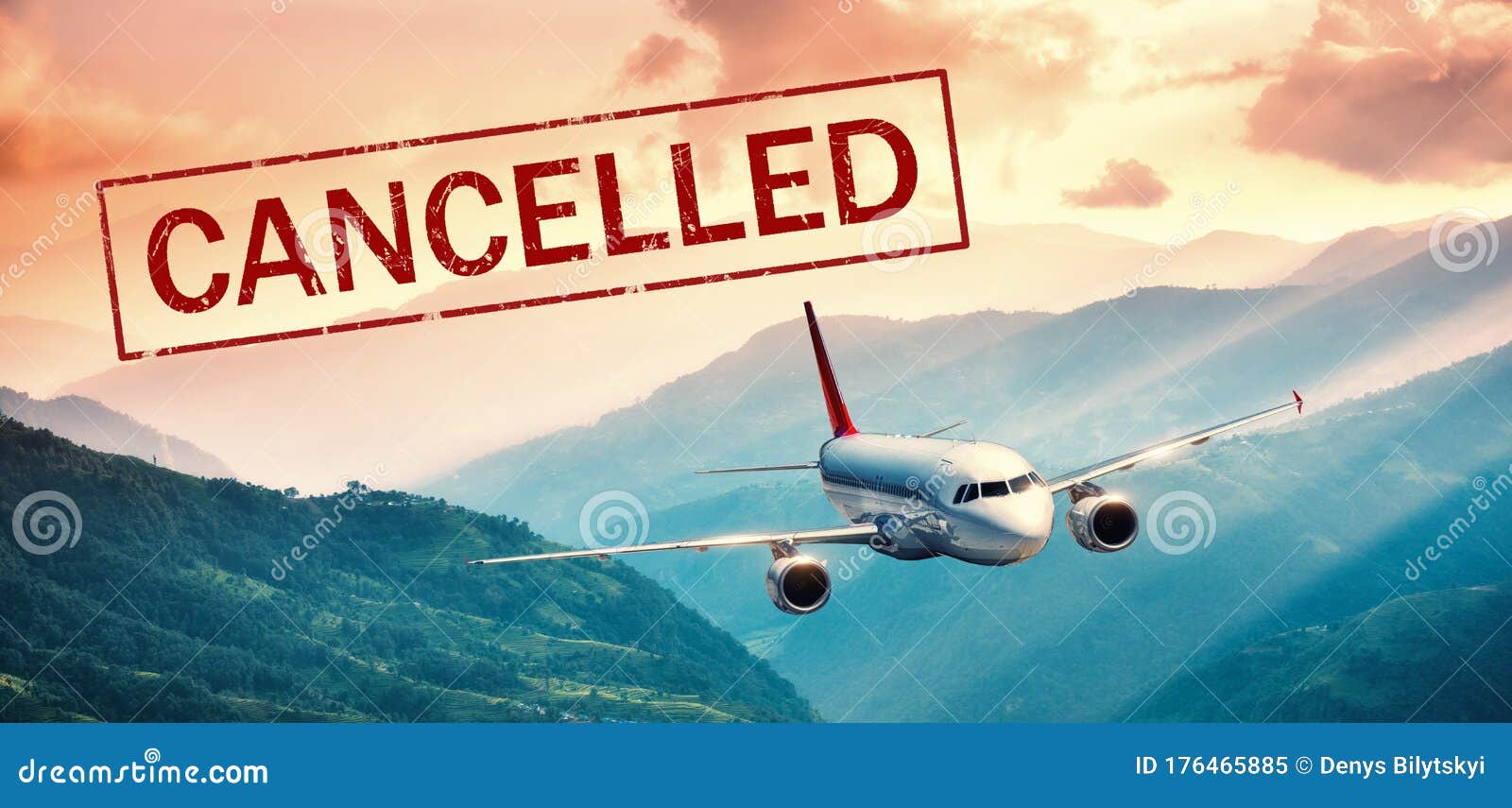airplane and flight cancellation. canceled flights