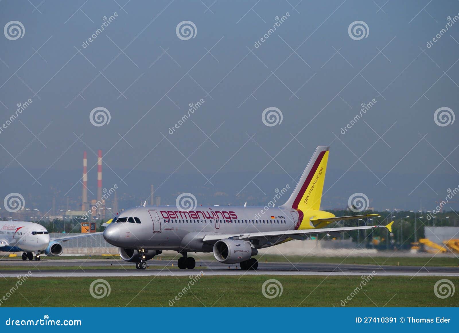 Airplane German Wings at Start Editorial Photo Image of airport, blue