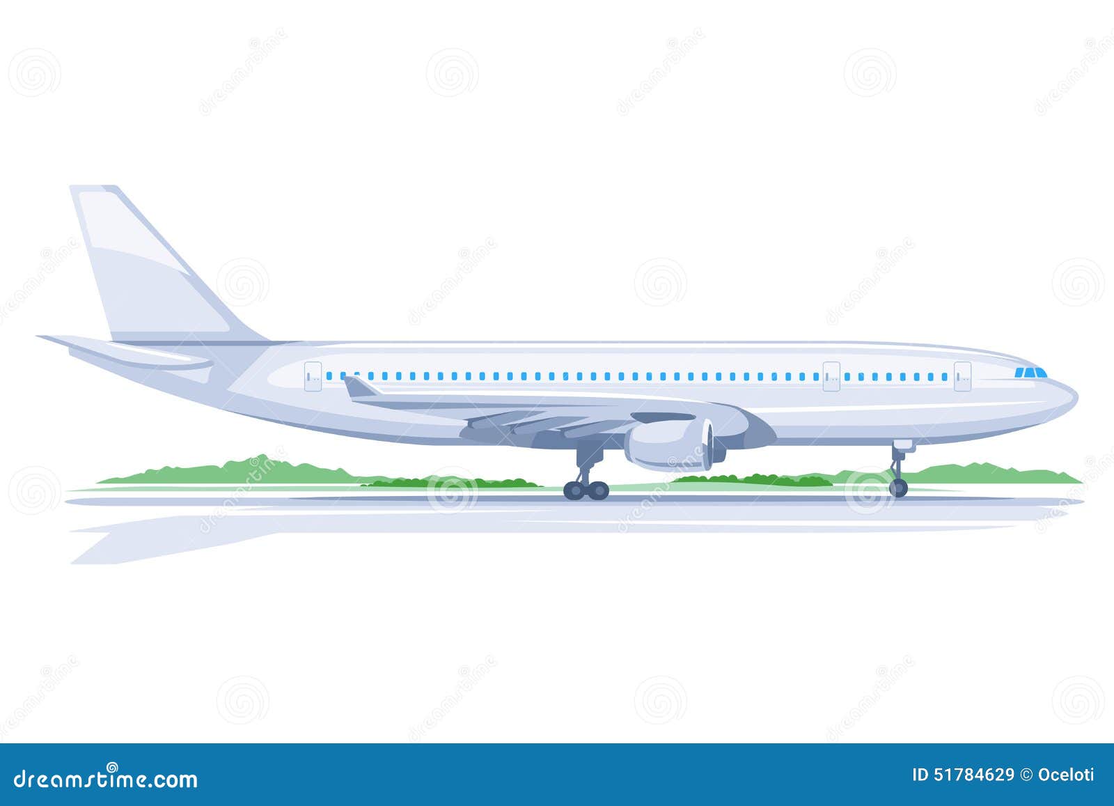 airplane-ground-one-light-big-passenger-