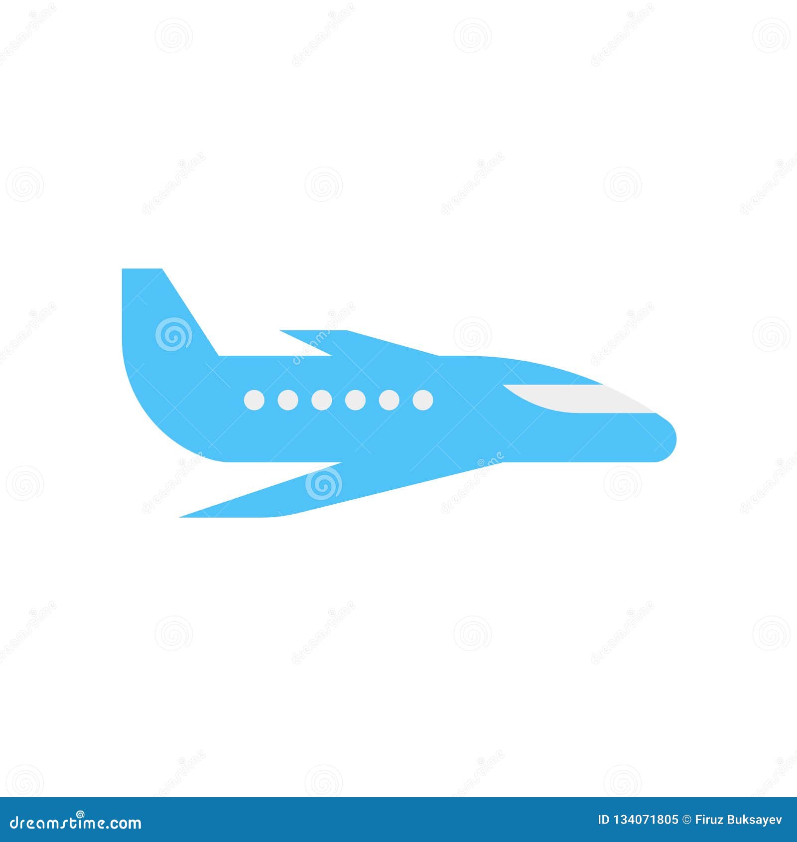 Airplane Icon Vector Sign and Symbol Isolated on White Background ...