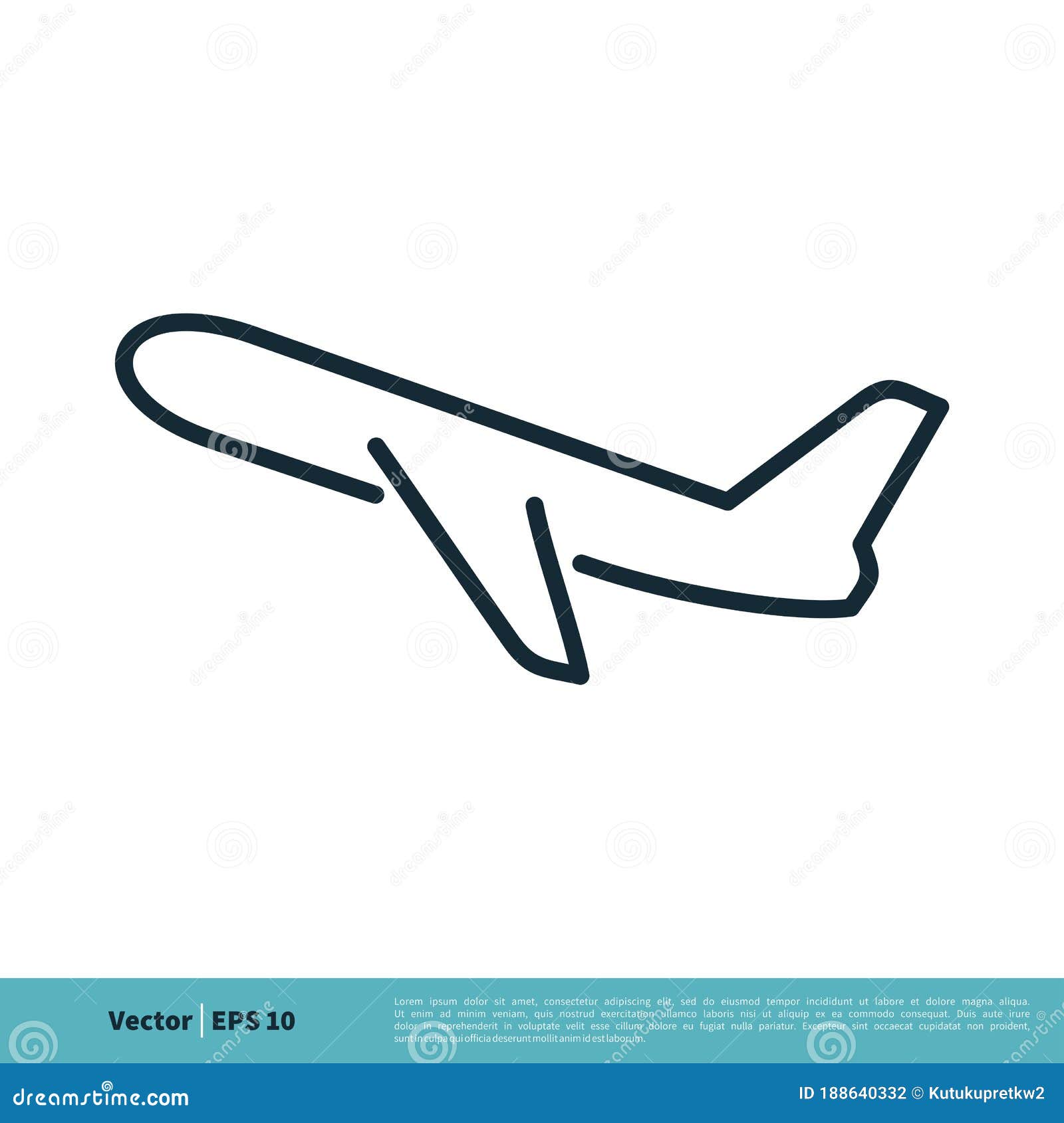 Airplane Icon Vector Logo Template Illustration Design Vector Eps 10 Stock Vector Illustration Of Classic Professional