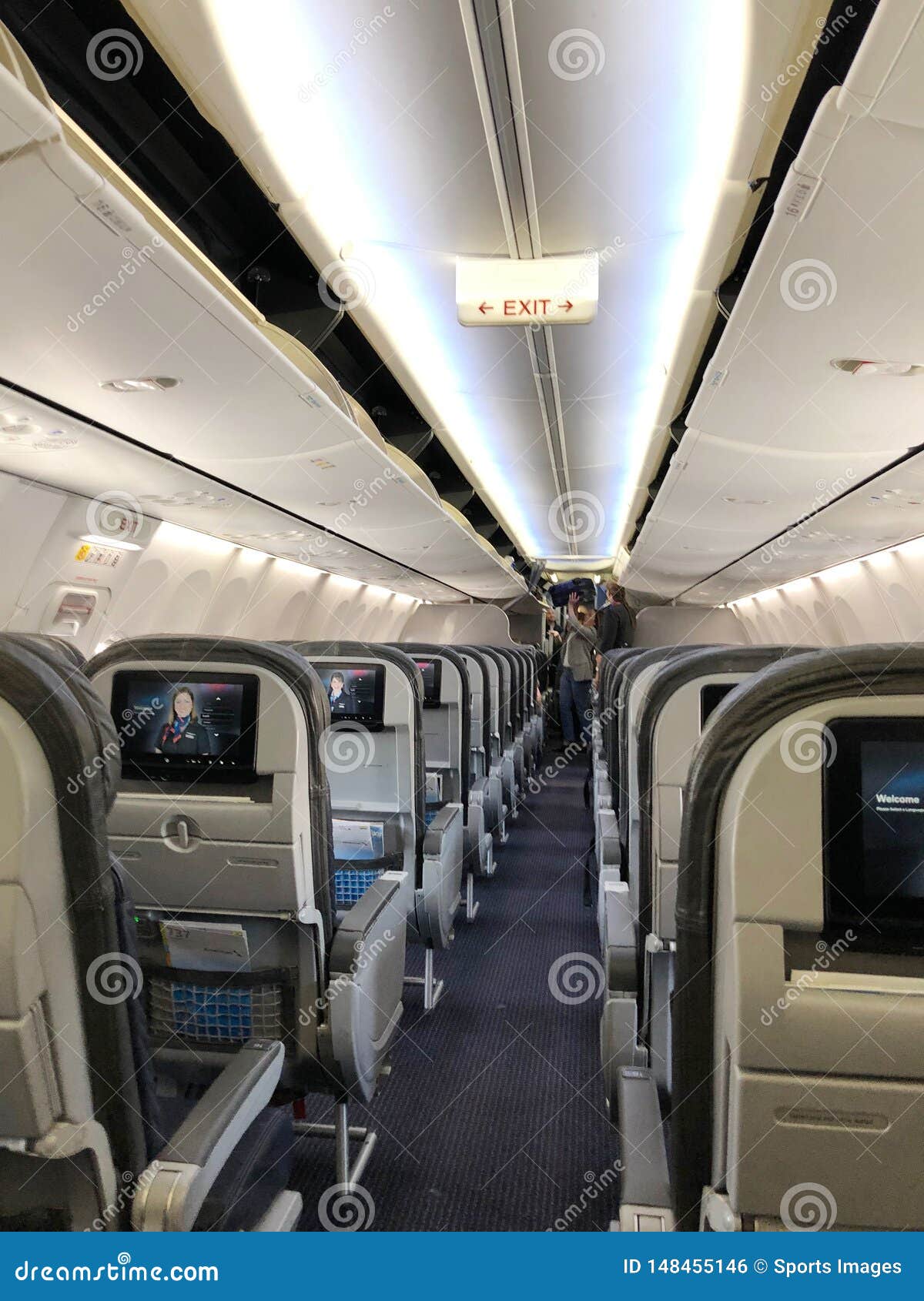 Airplane Interior Editorial Photo Image Of Business 148455146