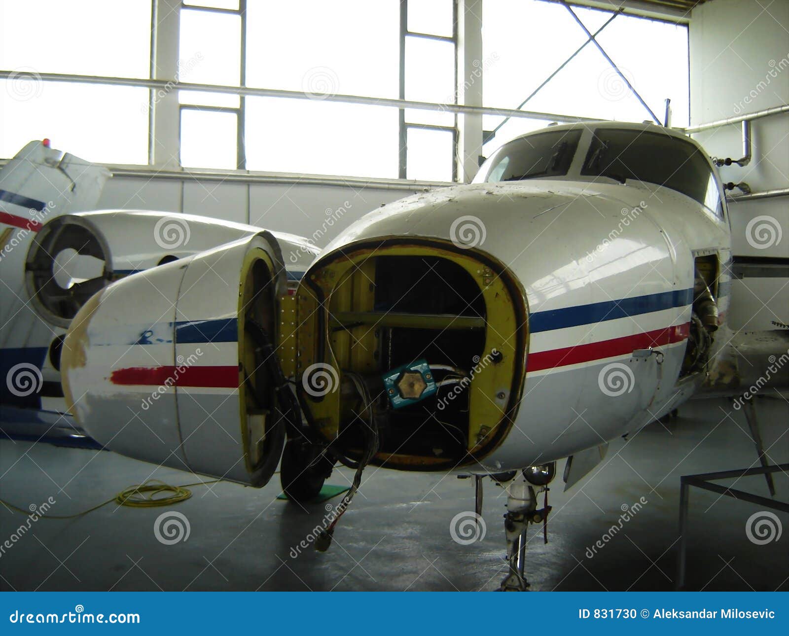 Airplane repair stock photo. Image of repair, charter, airplane 831730