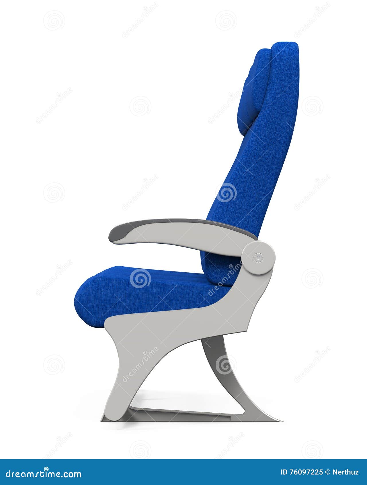Airplane Seats Isolated stock image. Image of interior - 76097225
