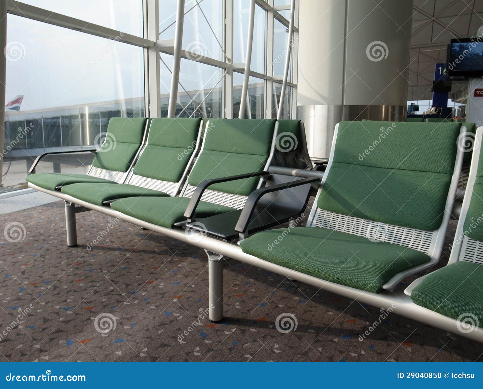 Airport boarding area stock photo. Image of counter, flight 29040850