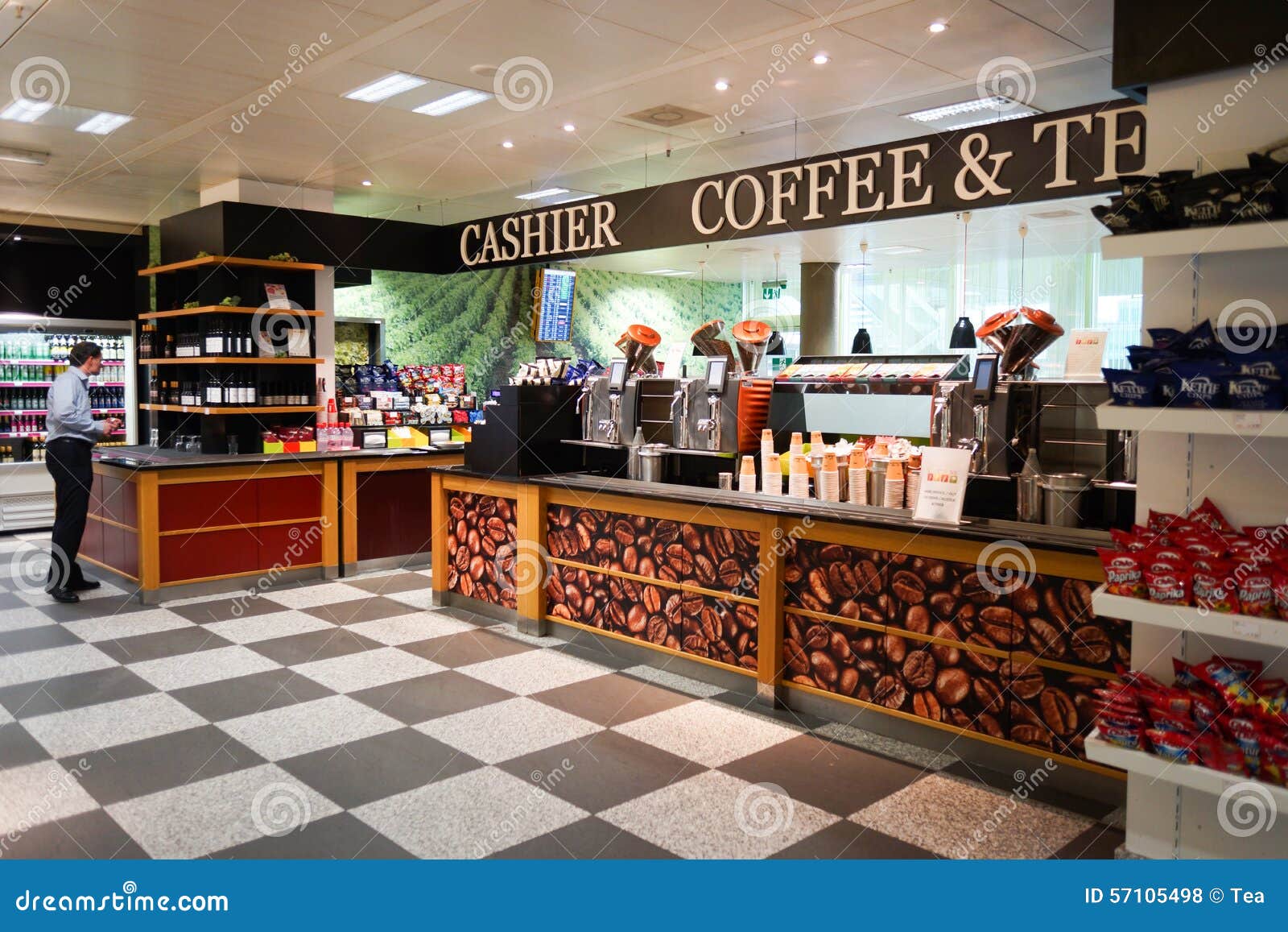 Airport cafe editorial stock photo. Image of conversation - 57105498