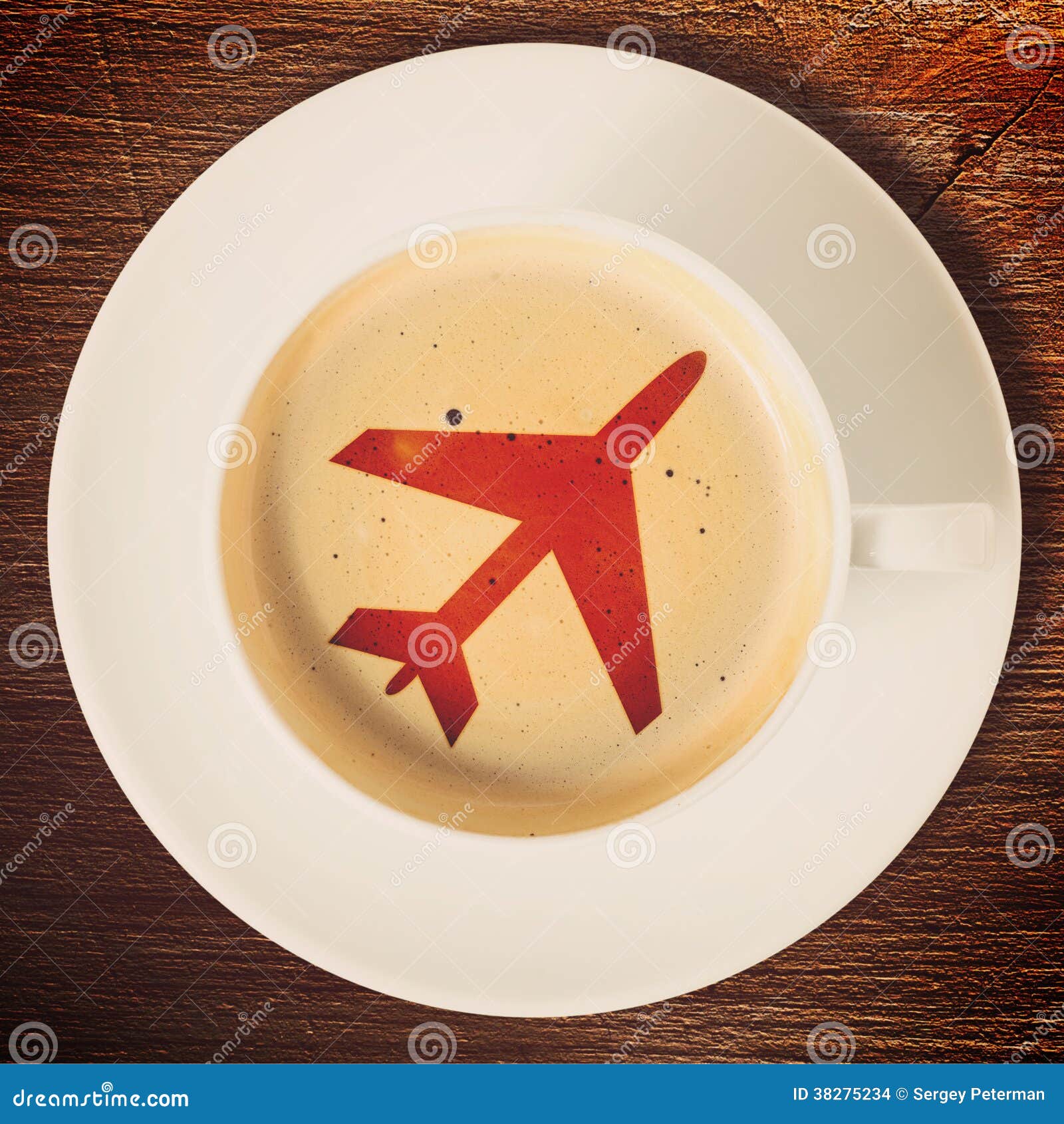 Airport coffee cup stock photo. Image of aircraft, addiction 38275234