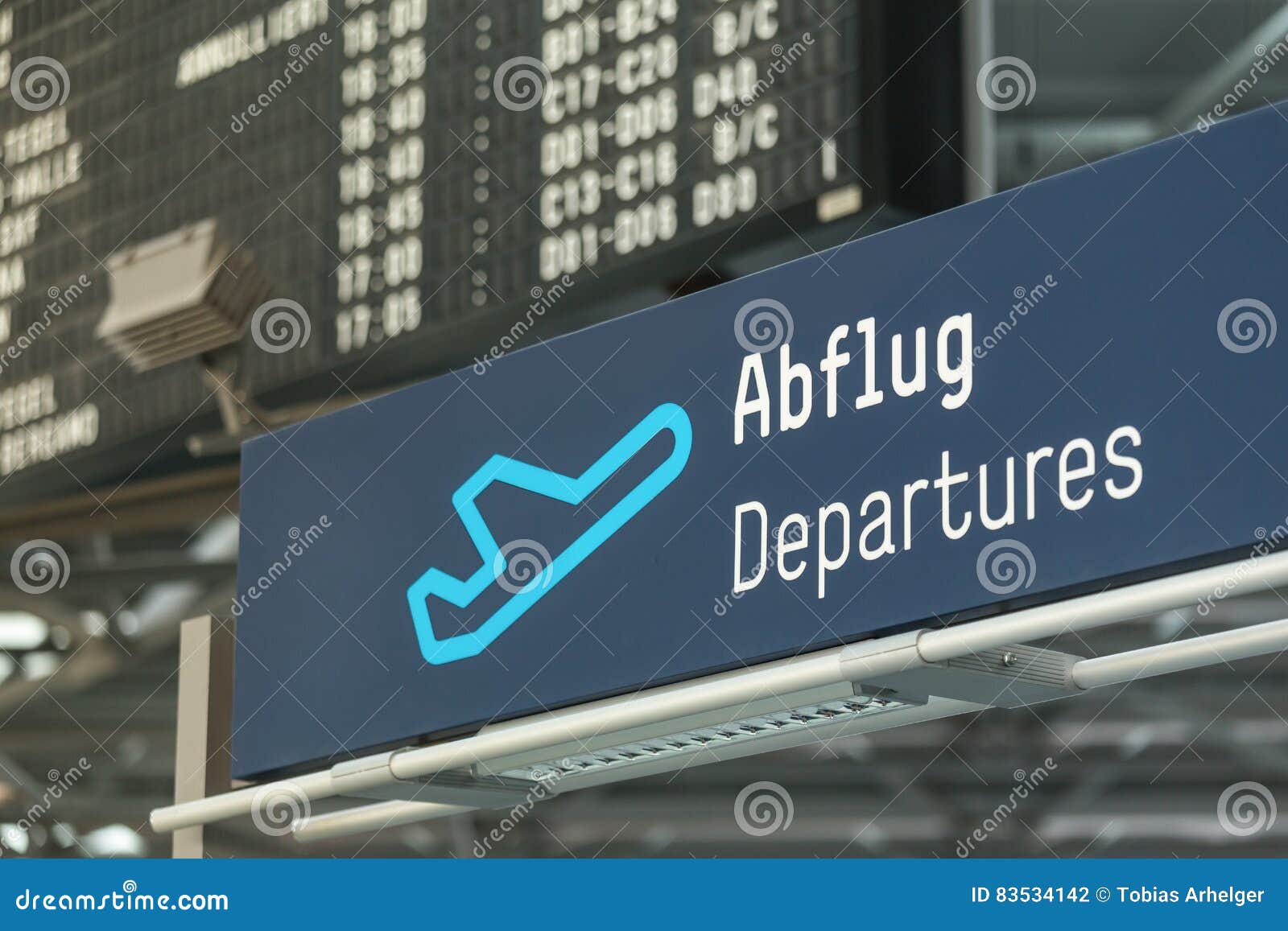 airport departure board