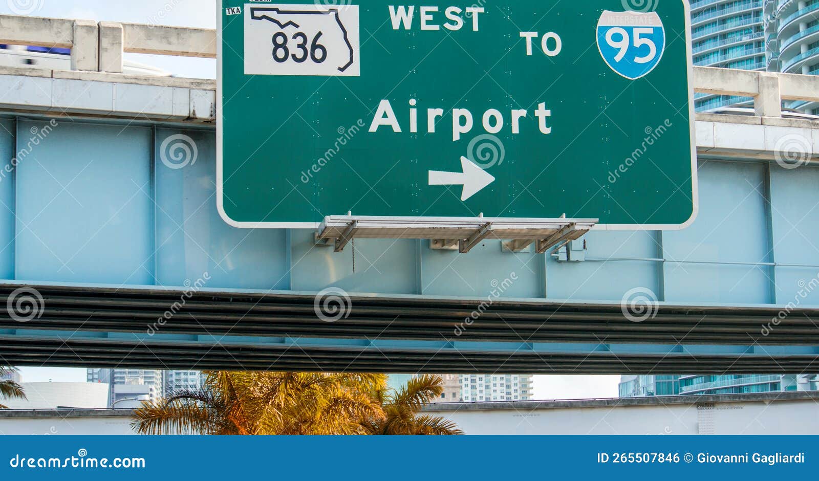 Airport Directions. Interstate Sign Editorial Photo Image of highway