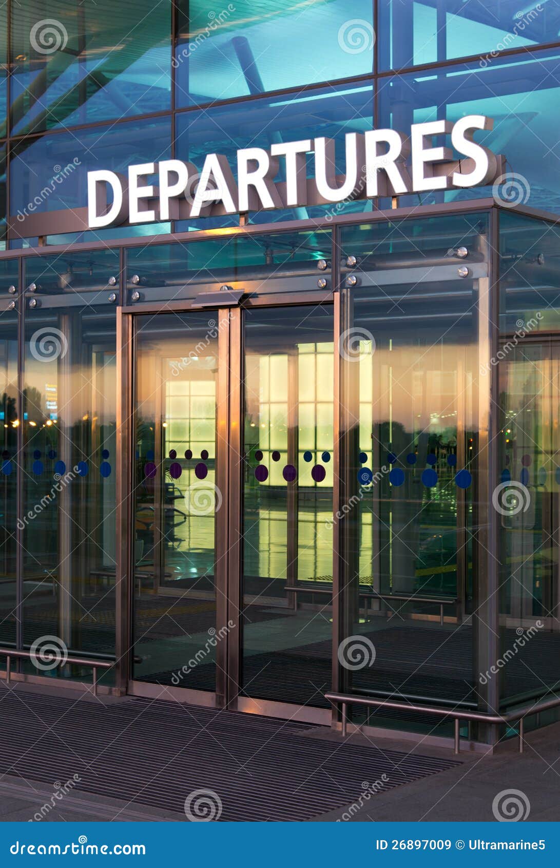 Airport door stock image. Image of architecture, structure 26897009