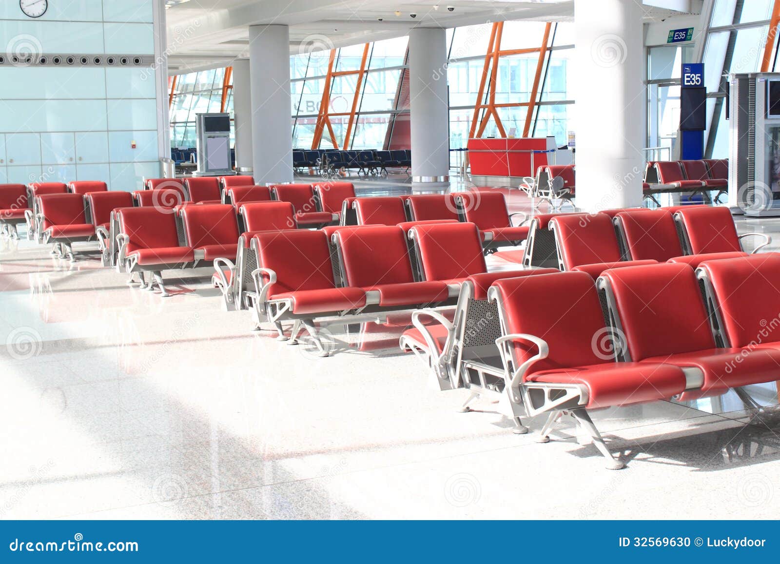 Airport Lounge Waiting Area Stock Photo Image of boarding, business