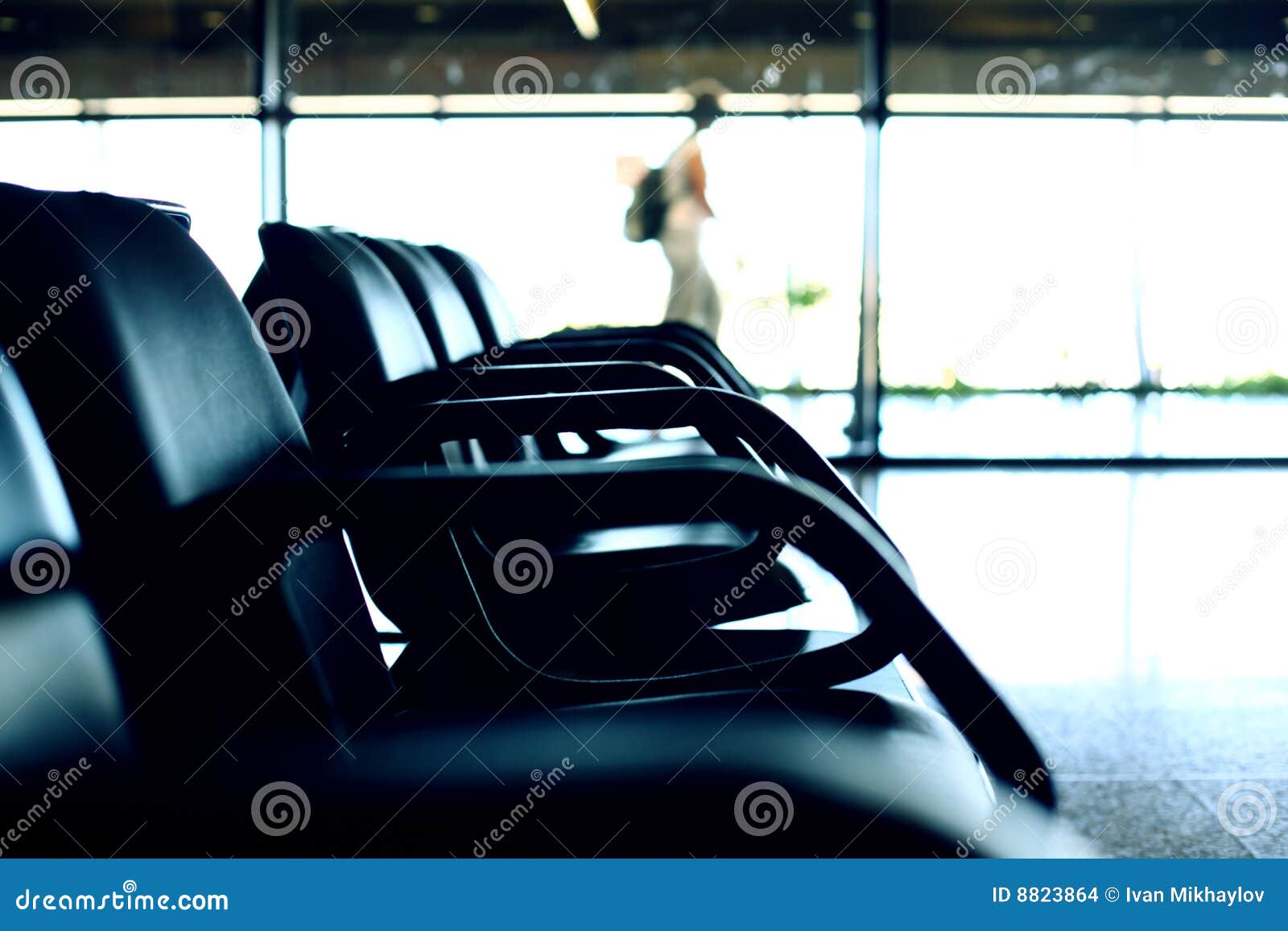 Airport seats stock photo. Image of plane, lounge, departure 8823864