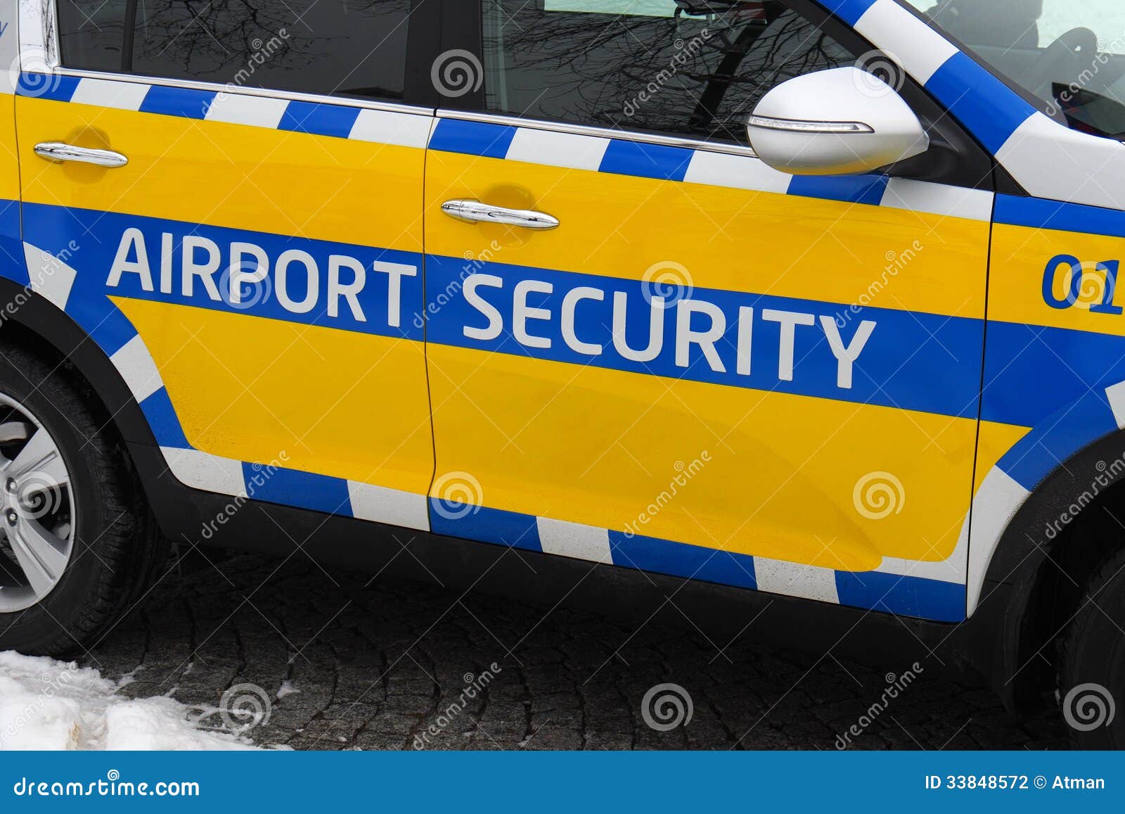 Airport Security Car RoyaltyFree Stock Image 33848572