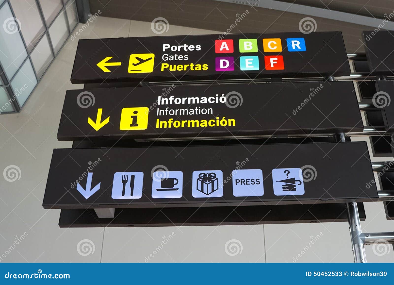 airport signs