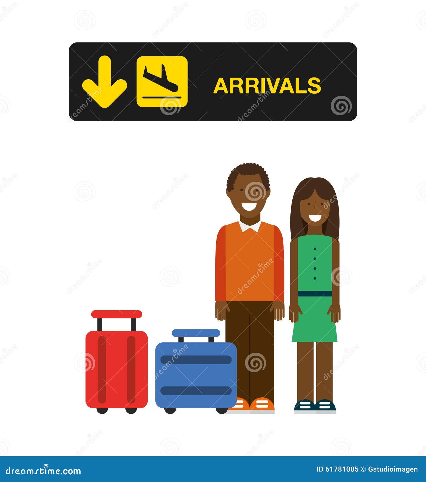 Airport terminal design stock vector. Illustration of arrow 61781005