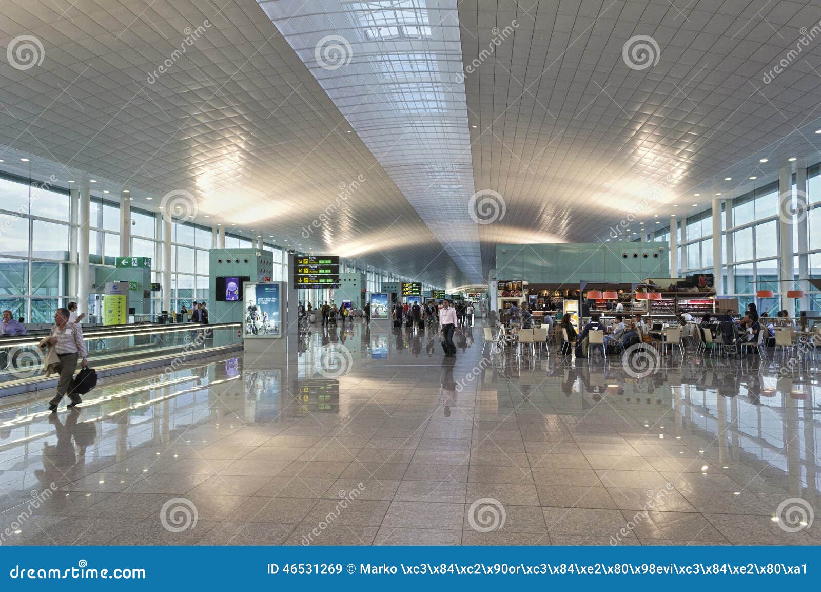 Airport terminal editorial stock image. Image of espana 46531269