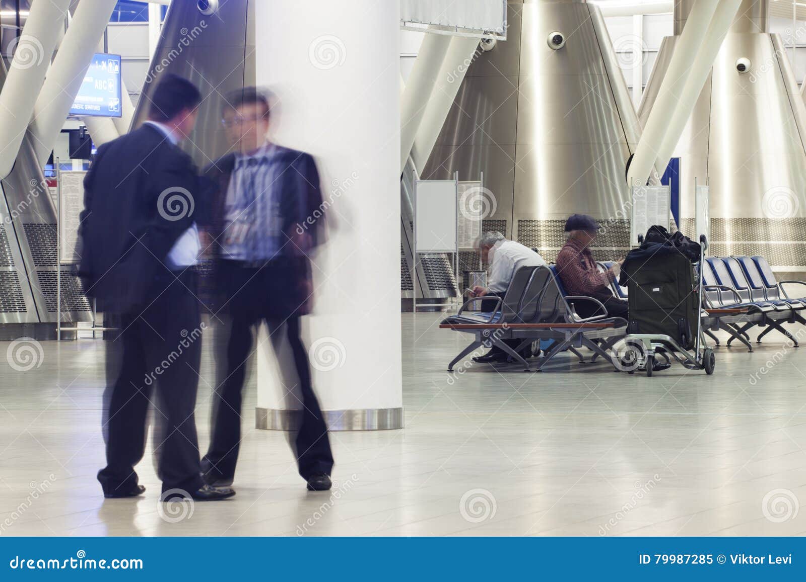 Airport Train Station Departure Terminal Stock Image - Image of transit ...