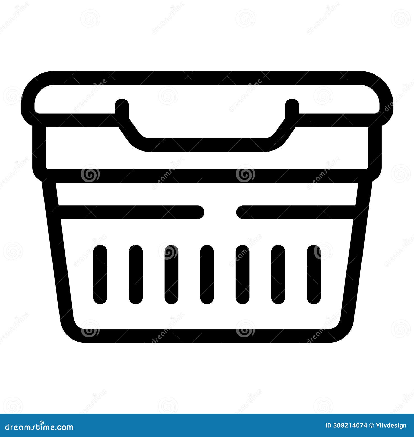 airtight container icon outline . impermeable compact package