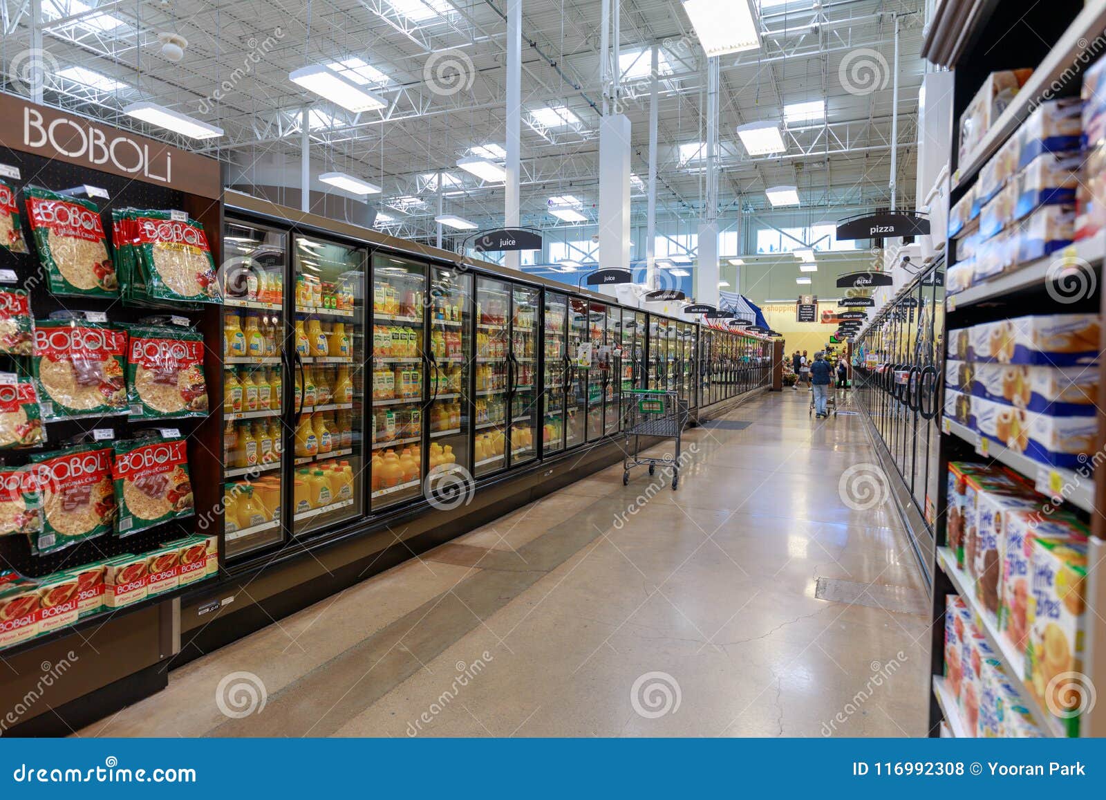 Aisle View Of Fred Meyer Inc Is A Chain Of Hypermarket