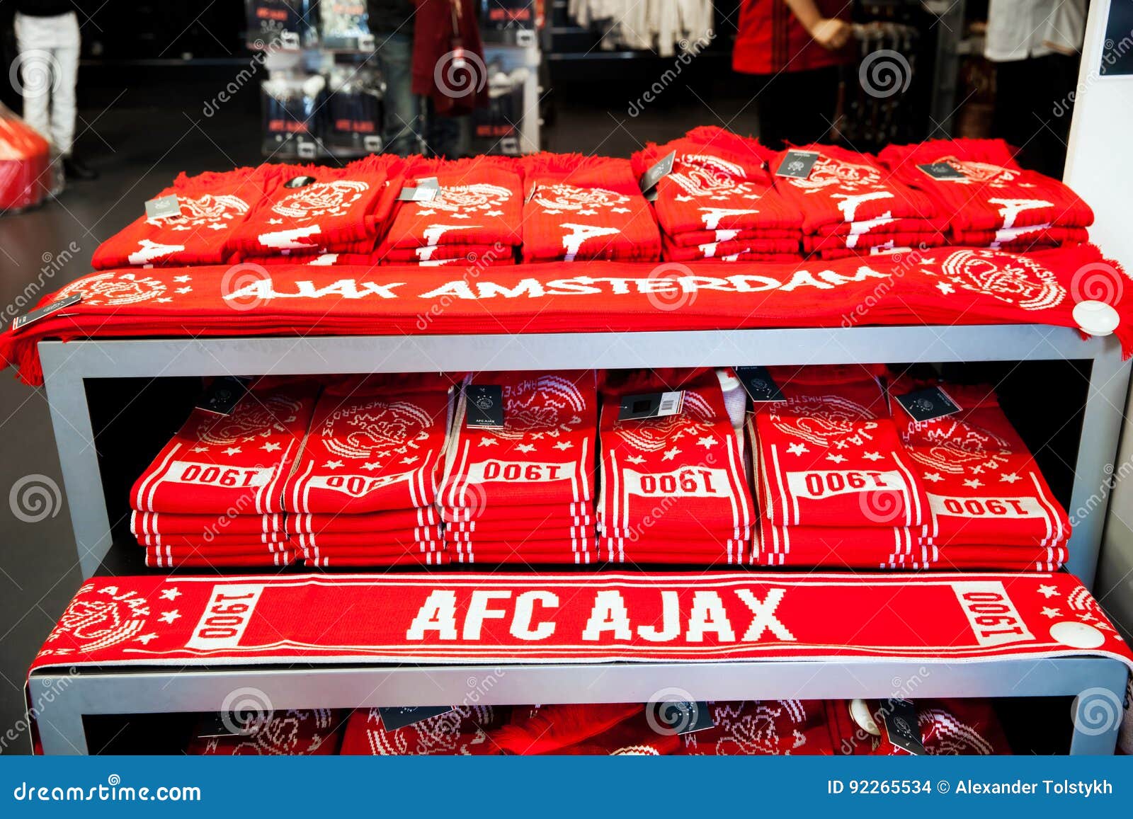 Ajax Fotball Club Shop Interior On Amsterdam Arena, Netherlands Stock  Photo, Picture and Royalty Free Image. Image 78297711.