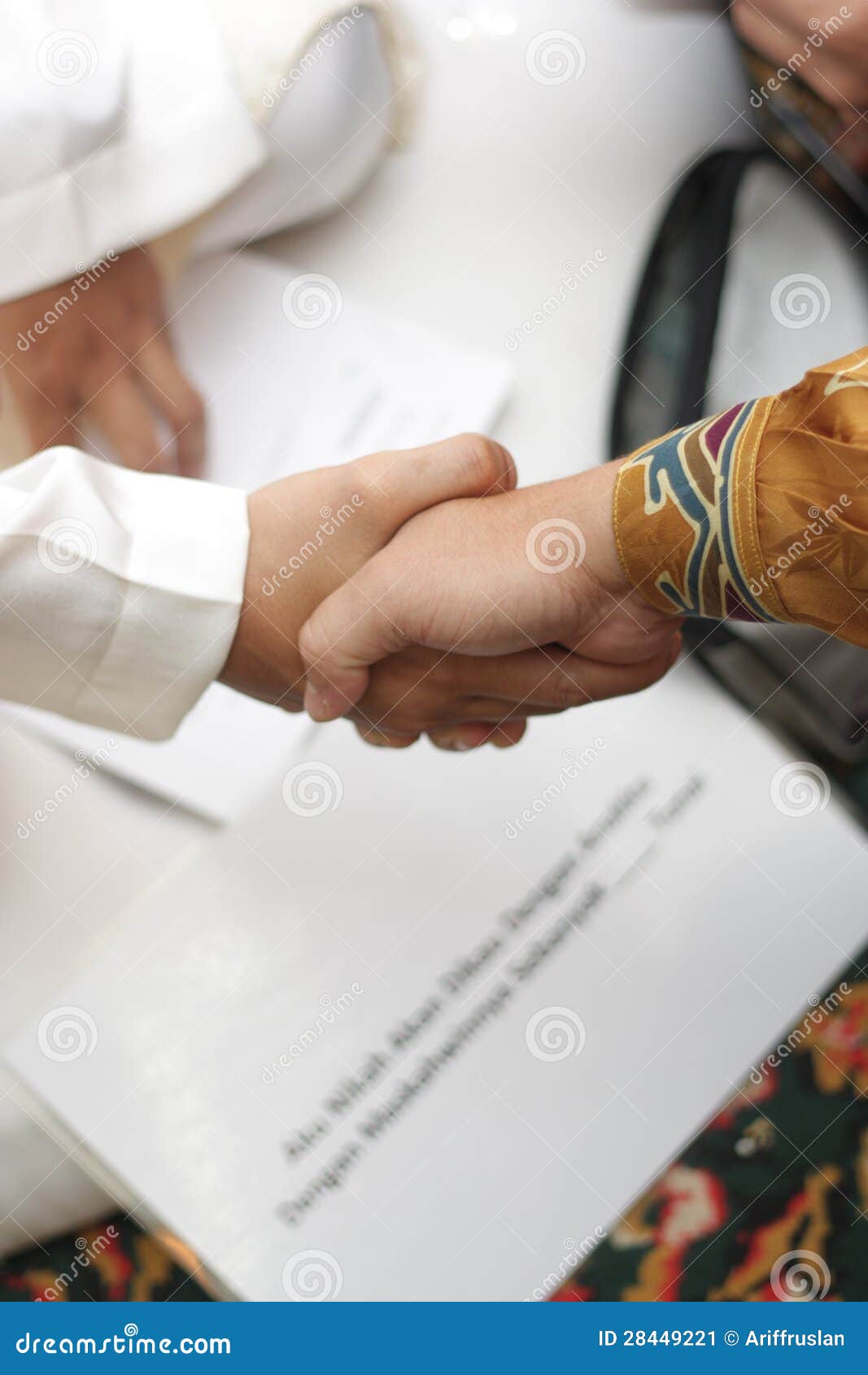  Akad  Nikah  marriage Contract Stock Image Image of 