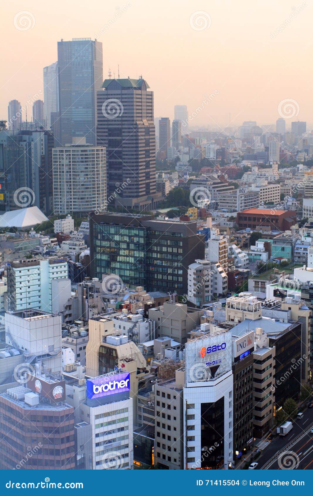 Akasaka, Tokyo, Japan editorial stock image. Image of futuristic 71415504