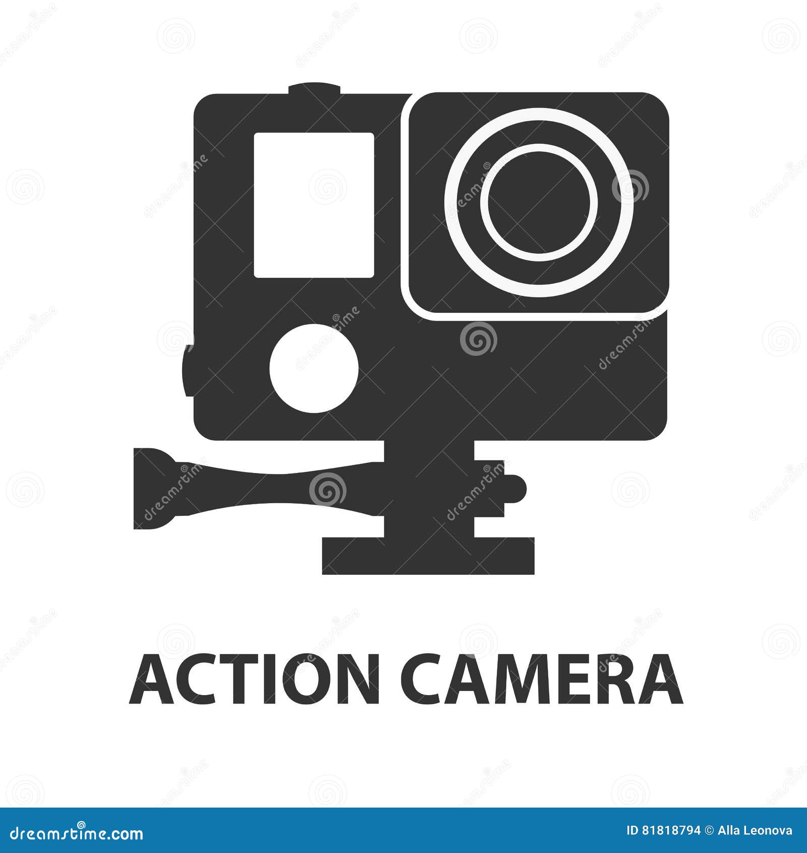 Akci kamery logo Kamera dla aktywnych sportów Ultra HD 4K?