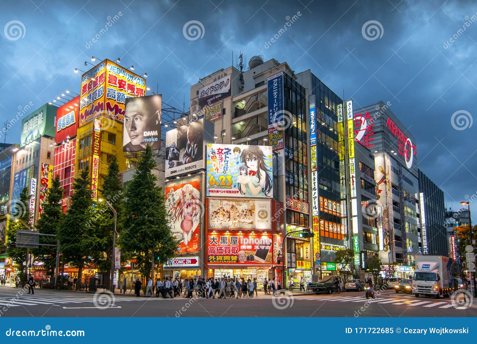 Anime streets at Akihabara  Tripcom Tokyo