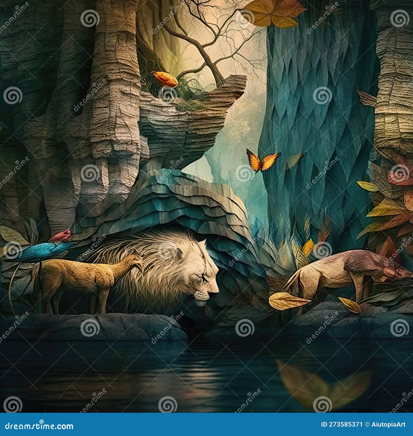 AKLVD Animal Kingdom Illustration 1 Stock Illustration Illustration