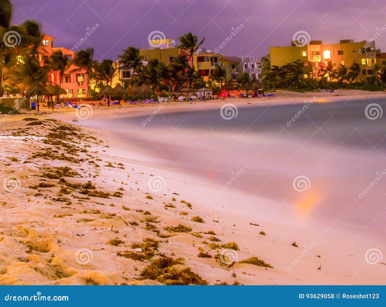 Akumal Mexico stock photo. Image of afternoon, akumal 93629058