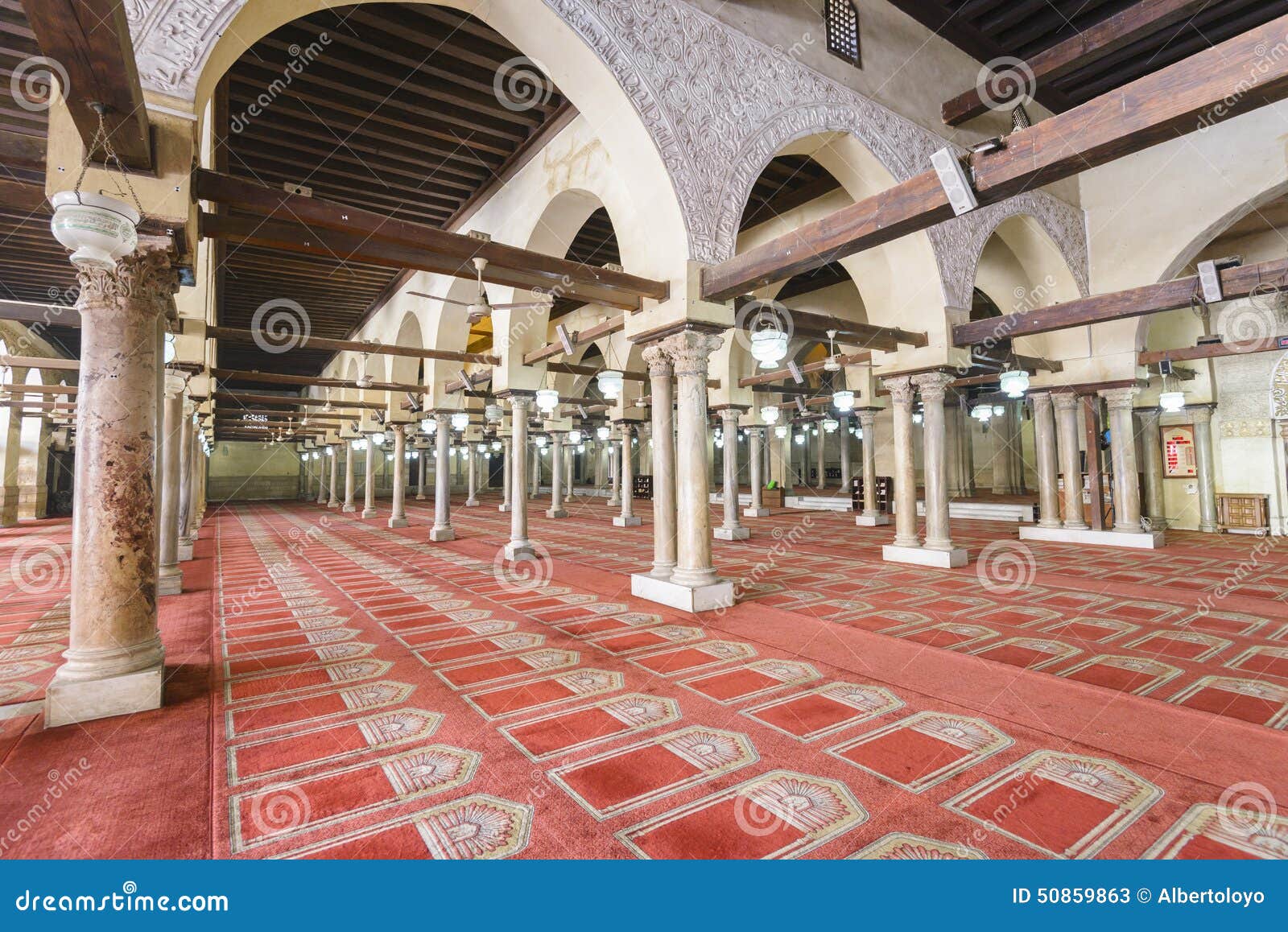 al-azhar mosque, cairo, egypt