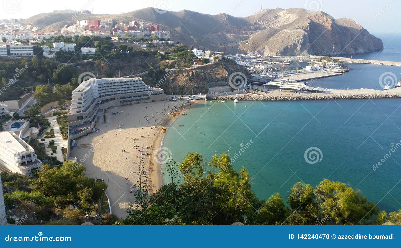 al hoceima city , morocco .