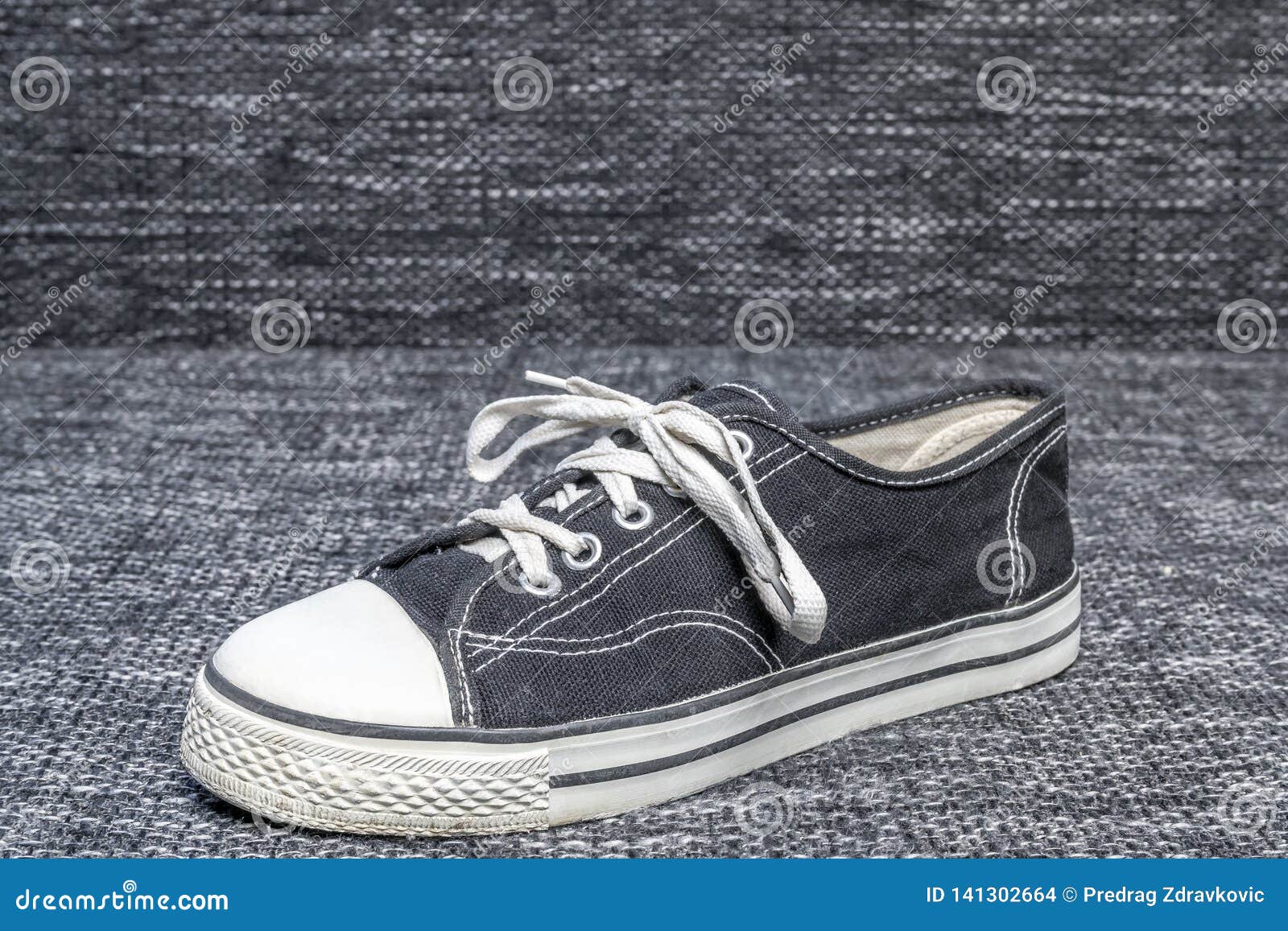 Al Star Shoes are Exposed on a Textile Background Stock Photo - Image ...