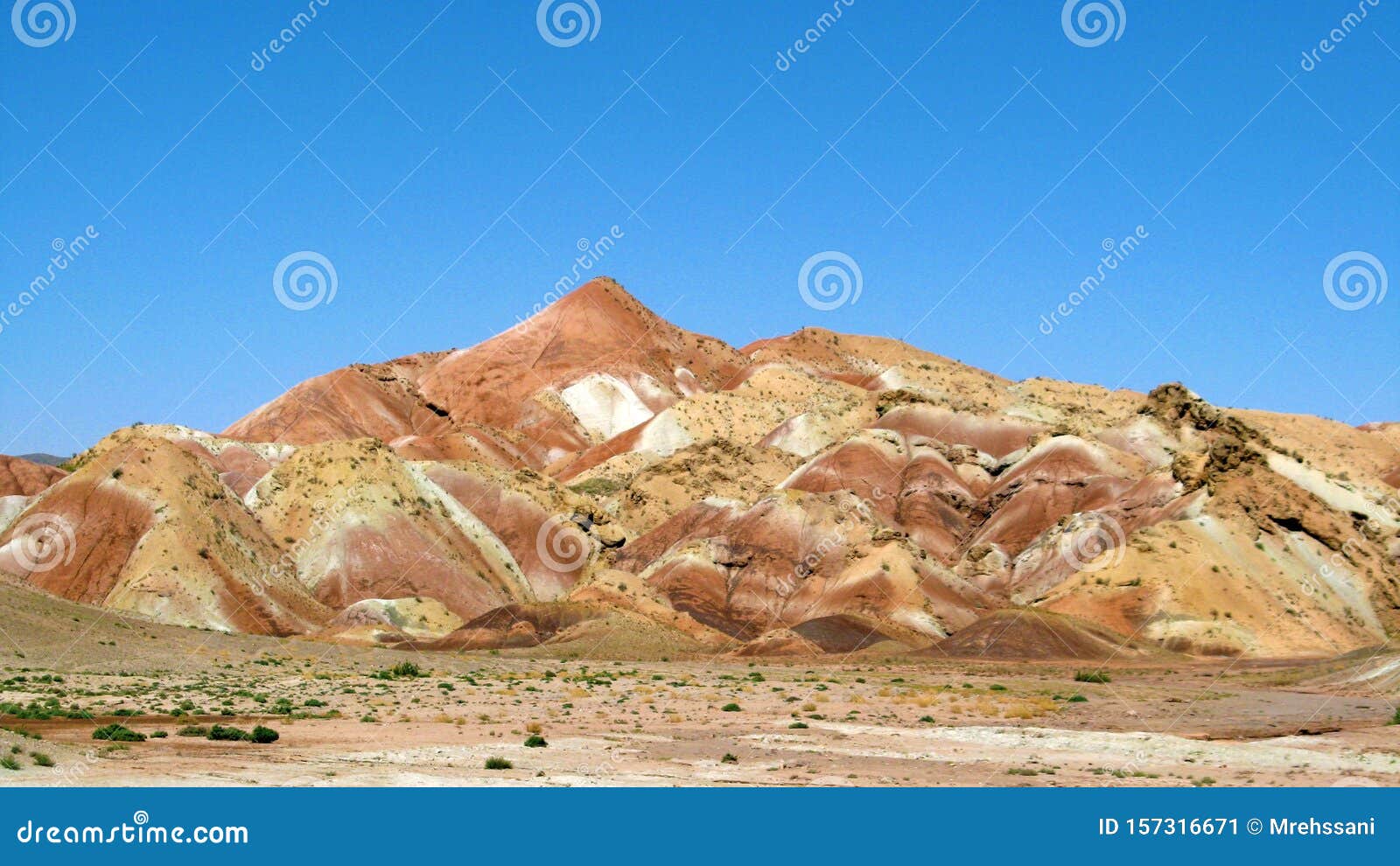 aladaghlar rainbow mountain tabriz , azarbaijan , iran